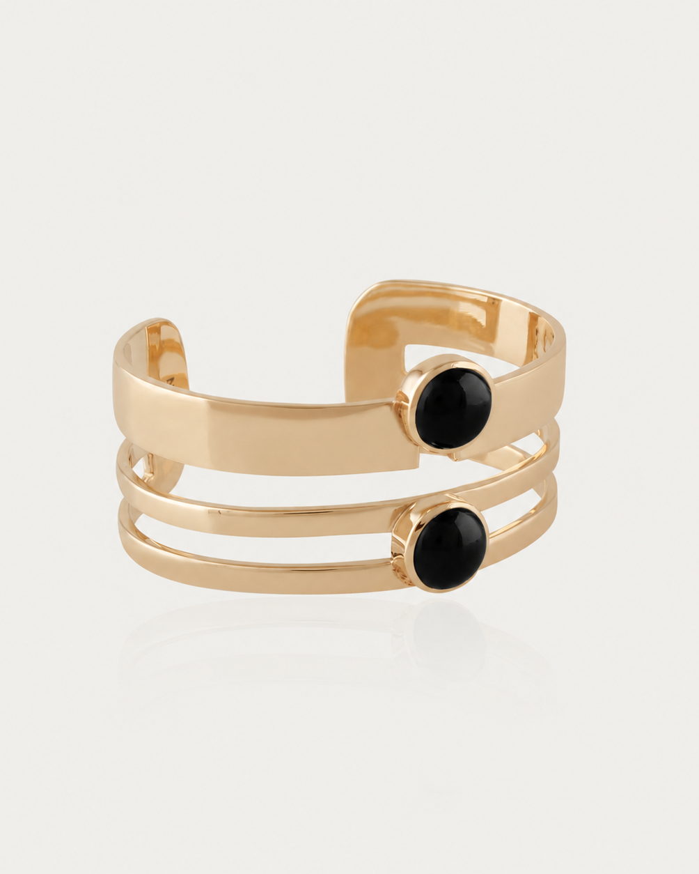 Alice Cuff Gold and Onyx