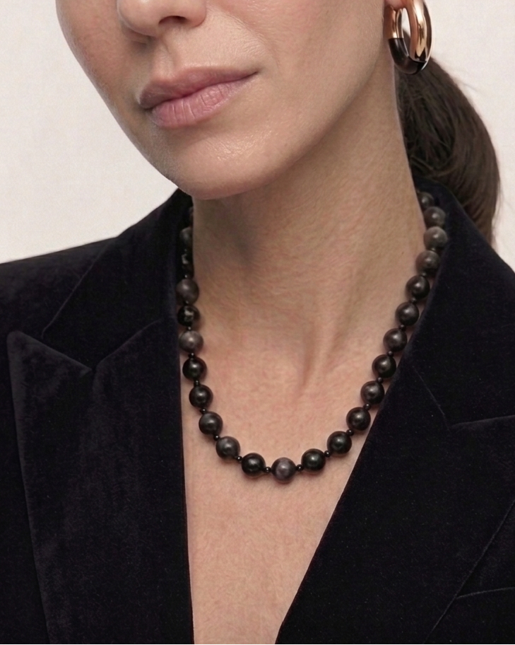 Milly Candy Beaded Necklace - Onyx