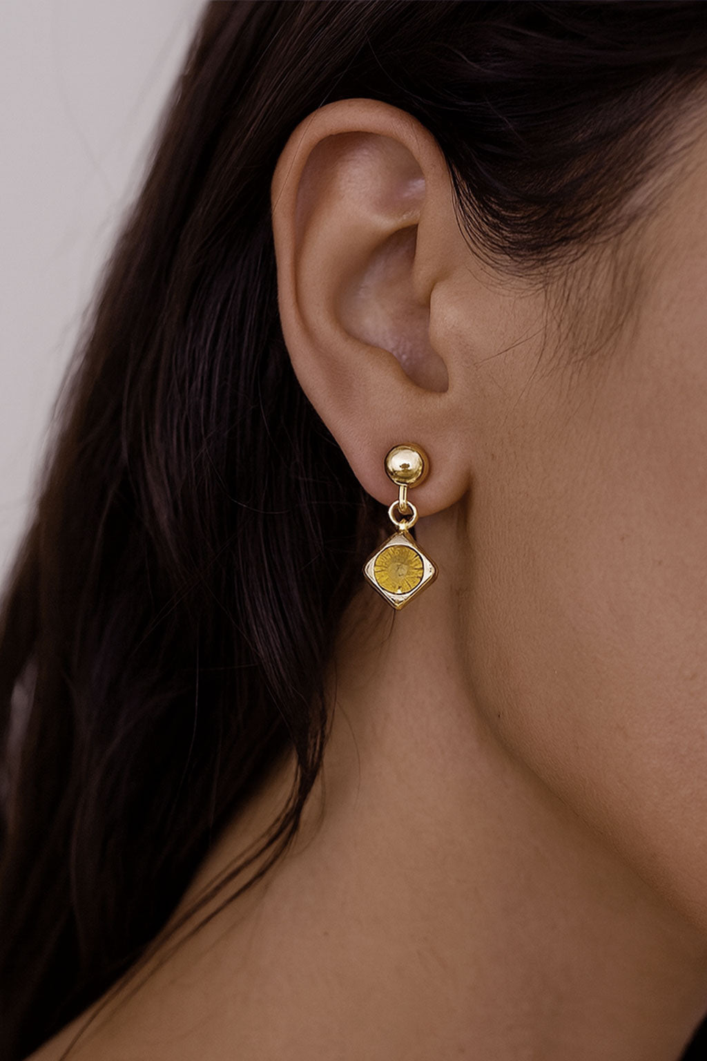 Lela Drop Earrings - Citrine
