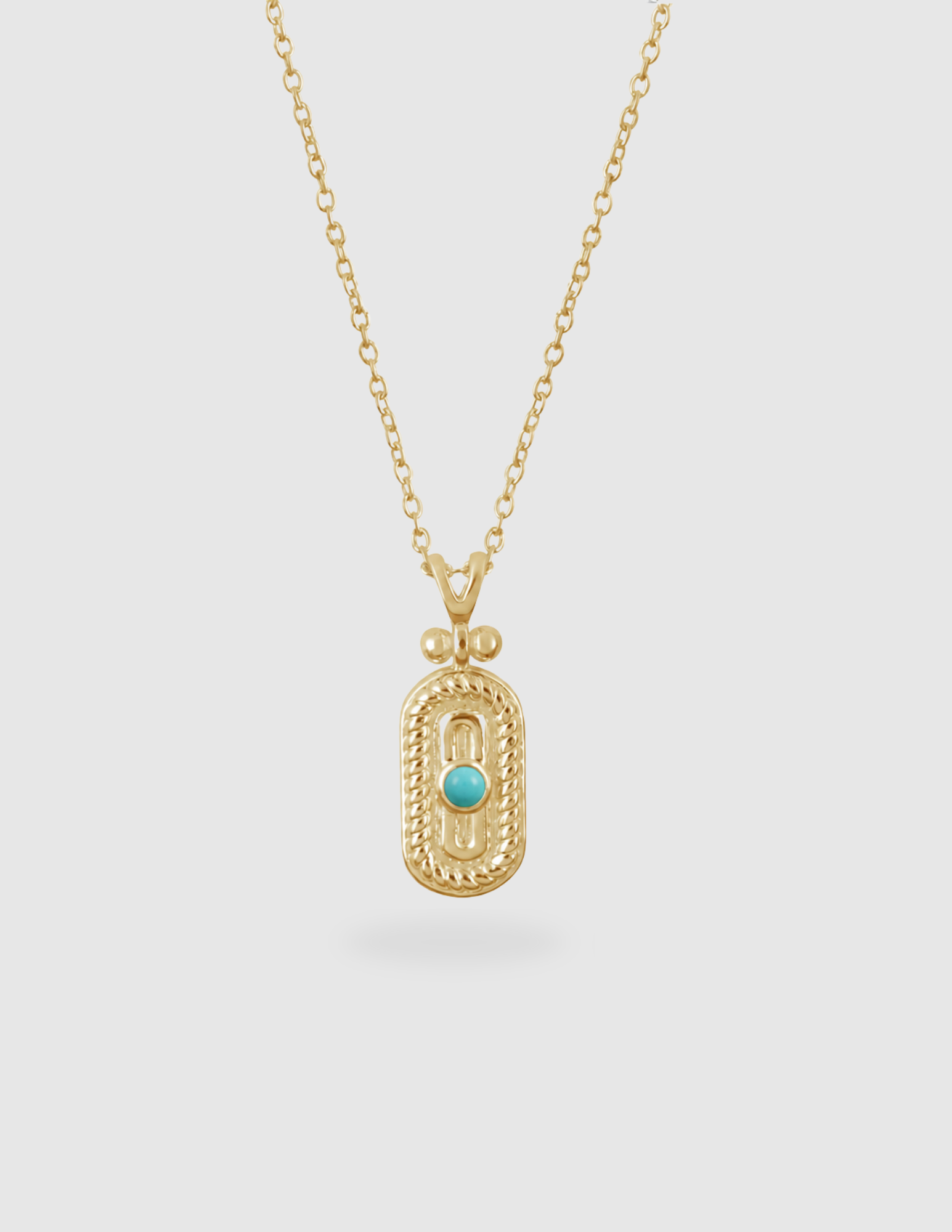 Greta Pendant - Turquoise