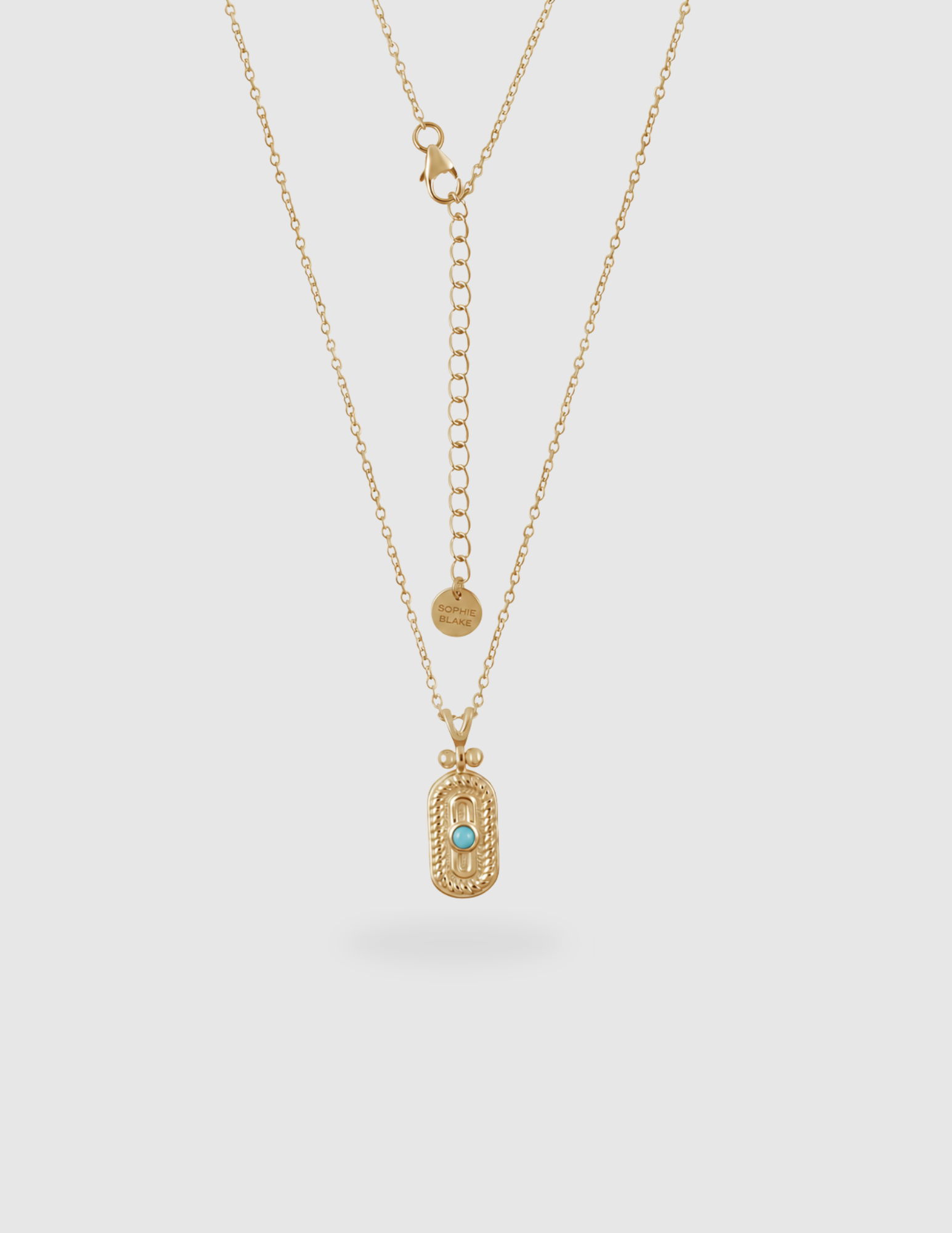 Greta Pendant - Turquoise
