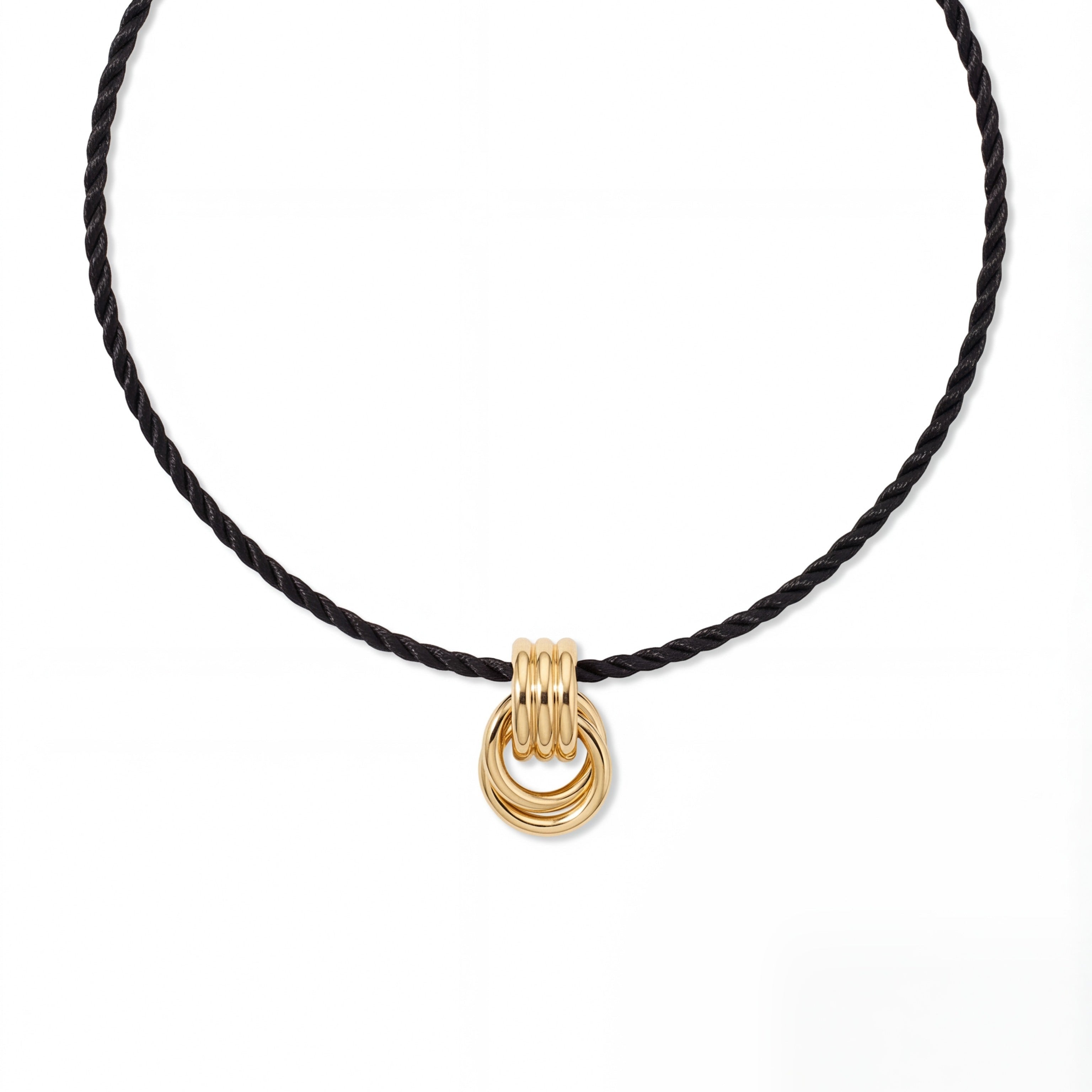 Silk Black Chord - 16-18 Inches