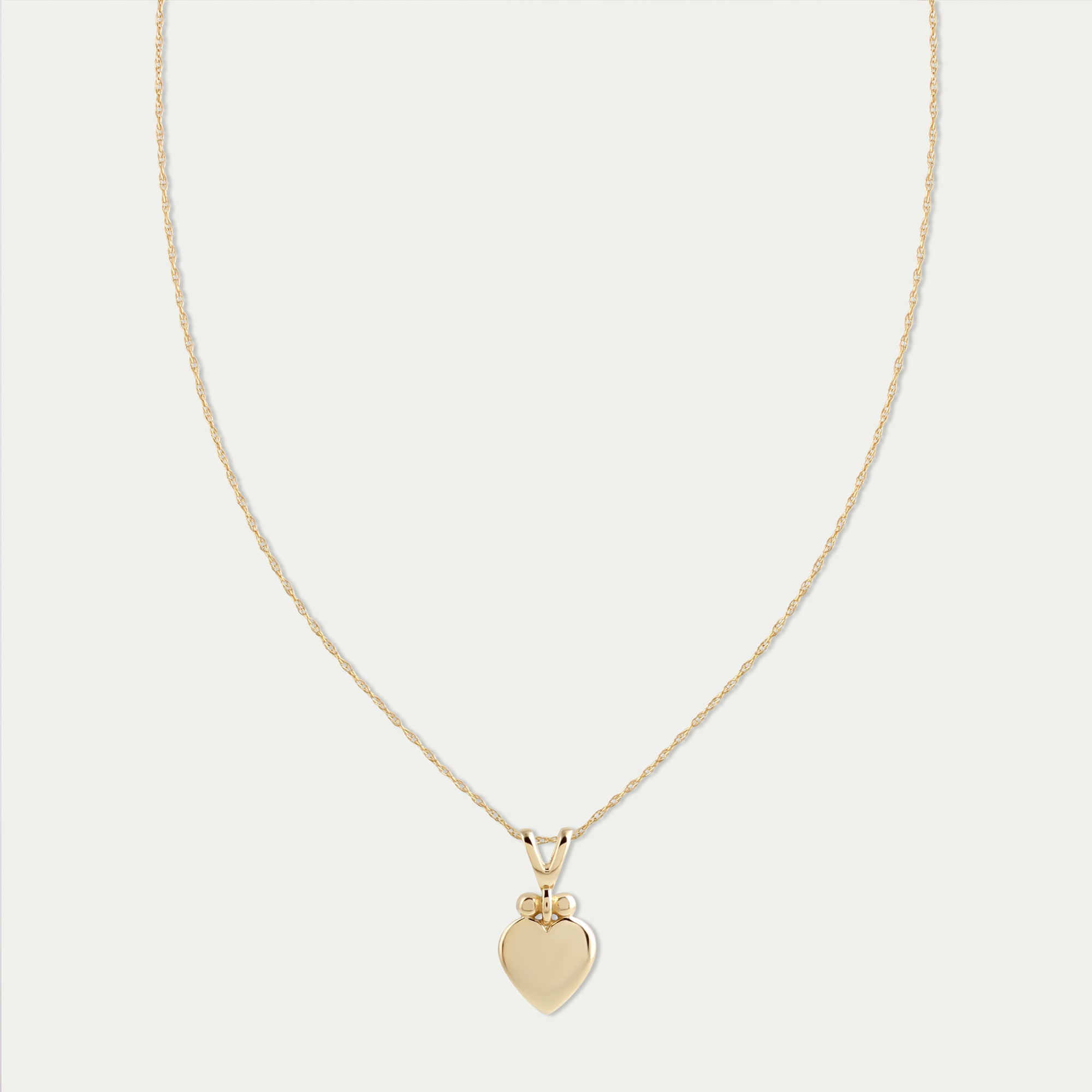 Damia Heart Pendant - 14k Yellow Gold