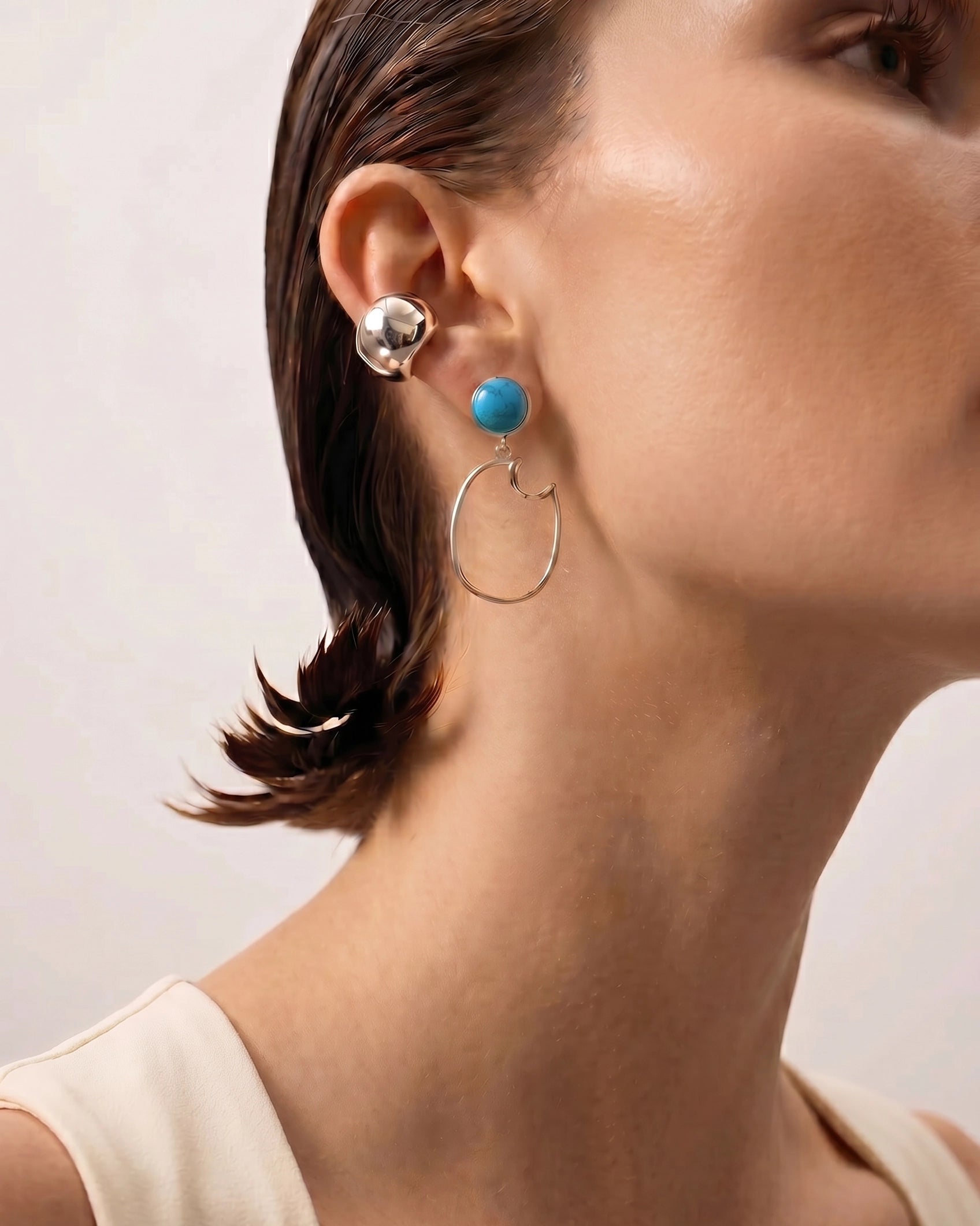Rumor Earrings Turquoise