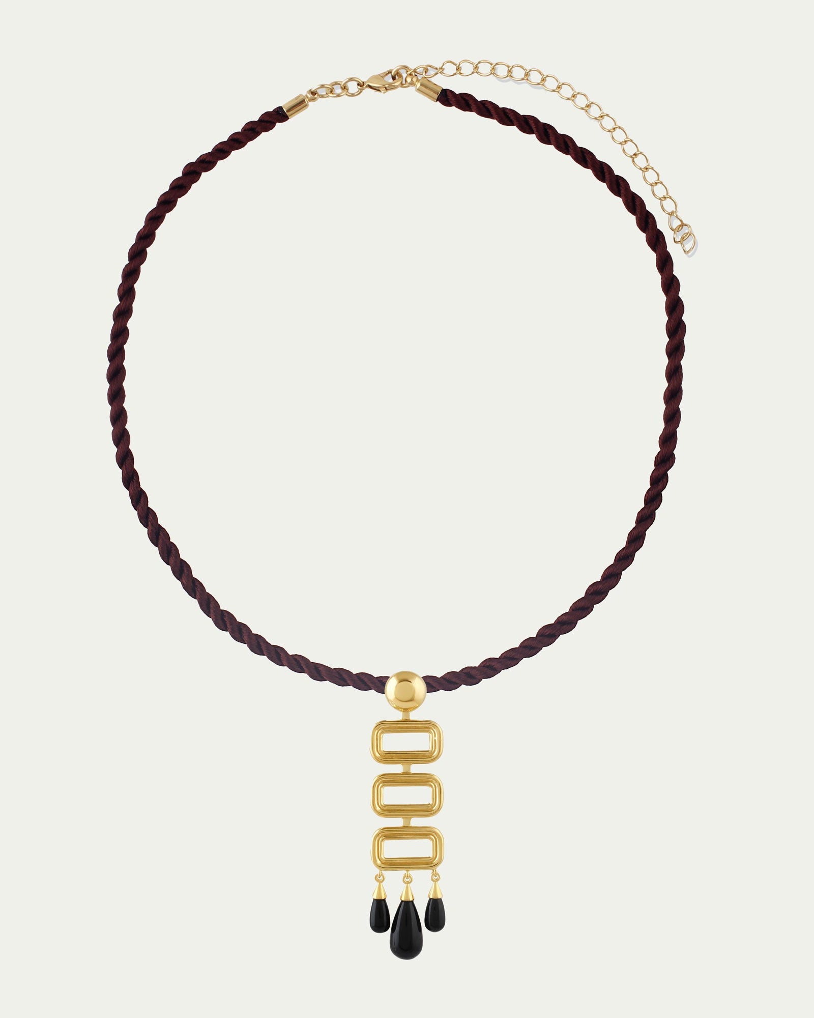 Silk Black Cord - 16-18 Inches
