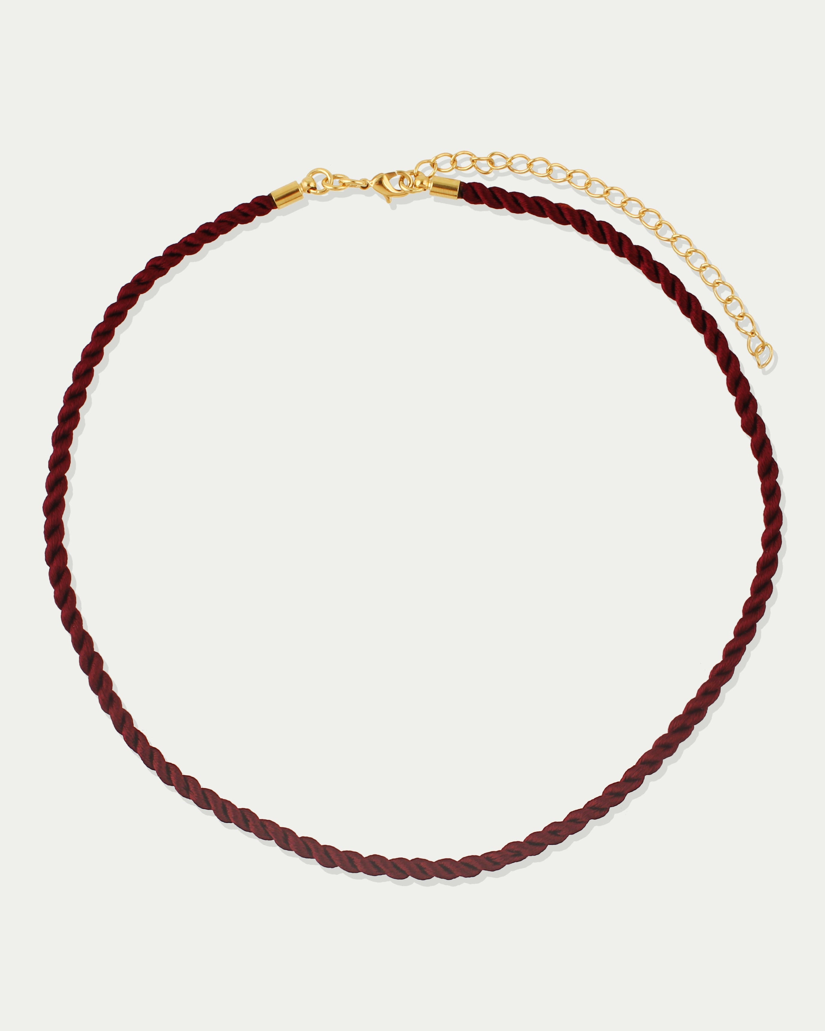 Silk Burgundy Cord - 16-18