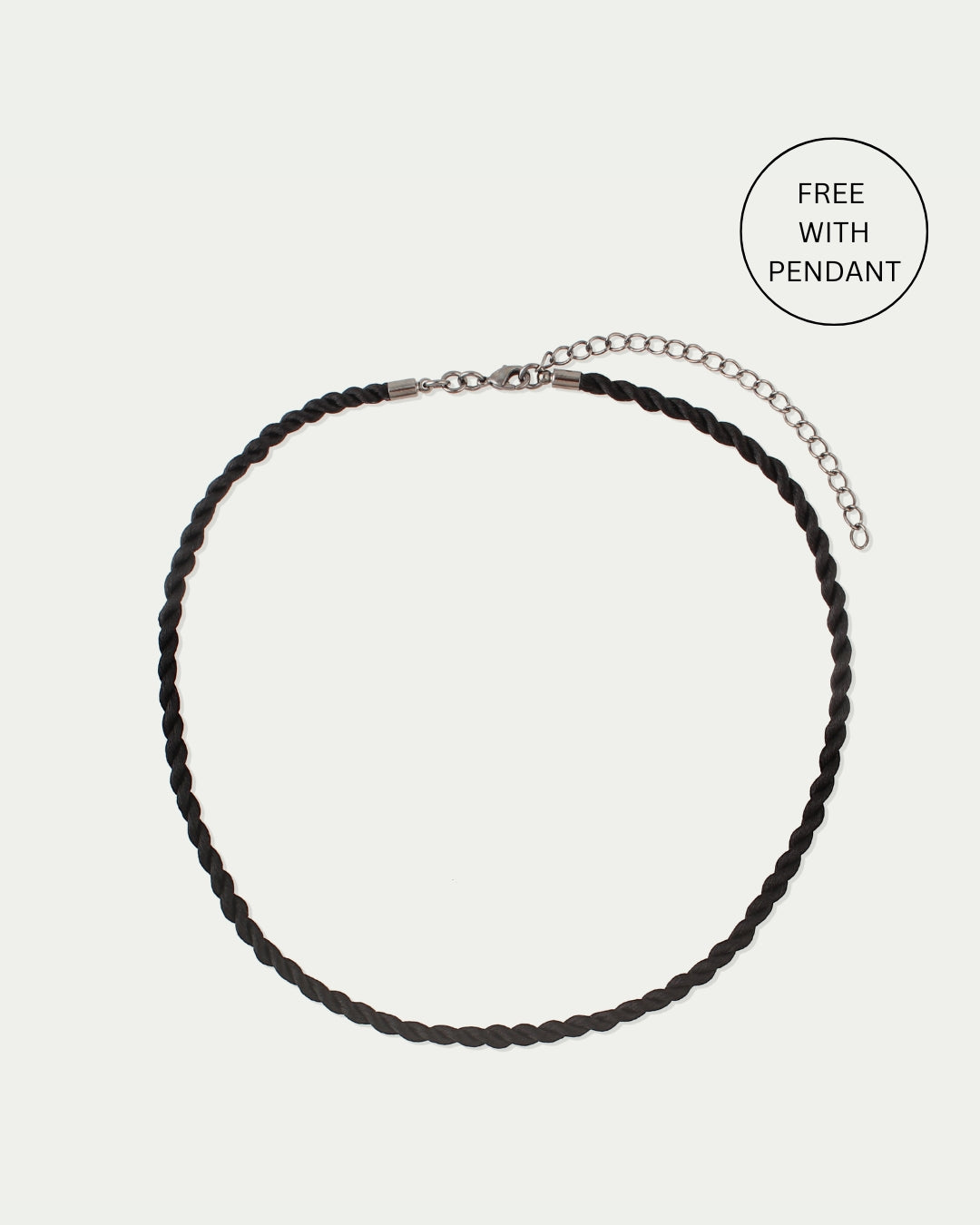 Silk Black Cord - 16-18 Inches