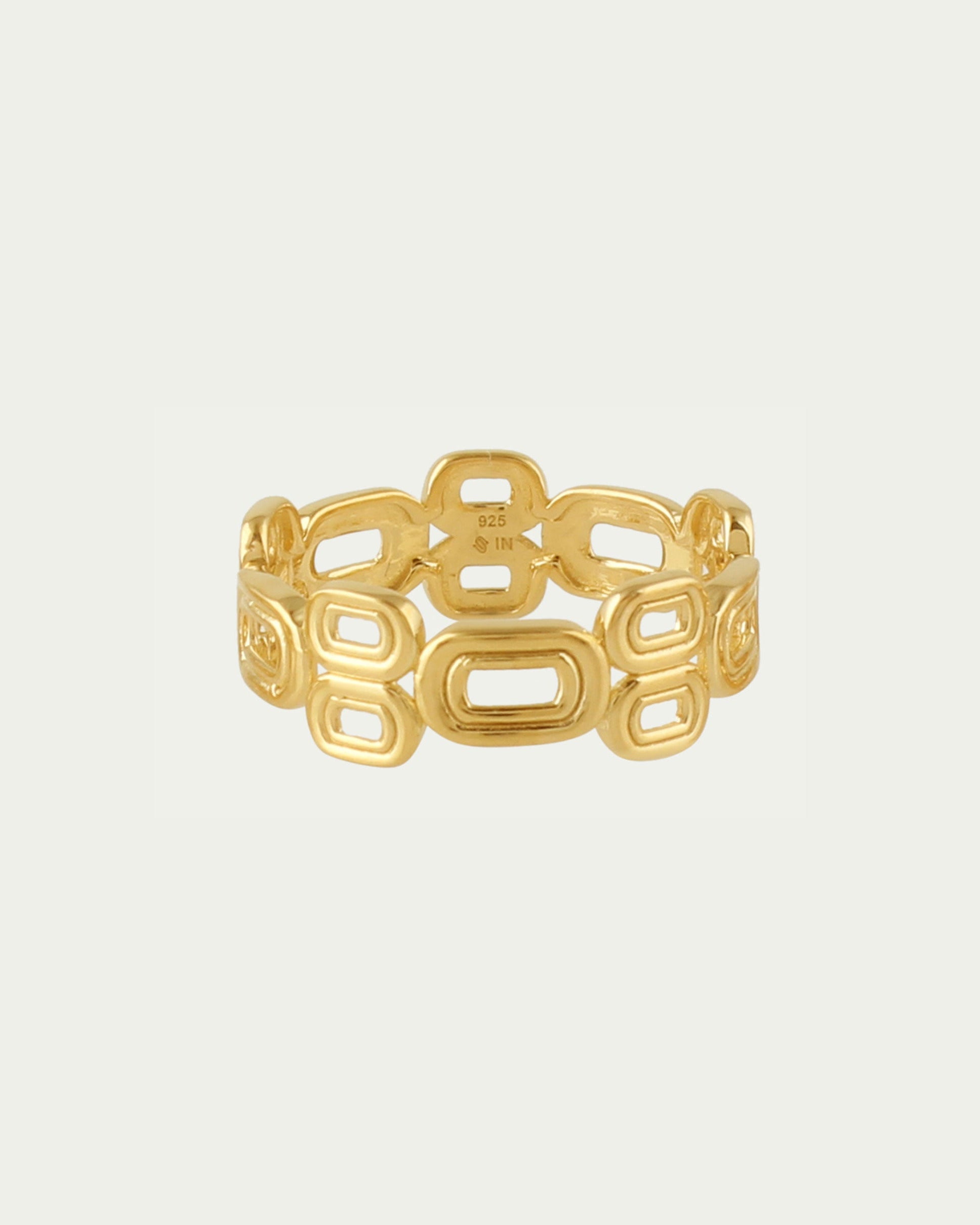 Silvana Link Rings - White Topaz