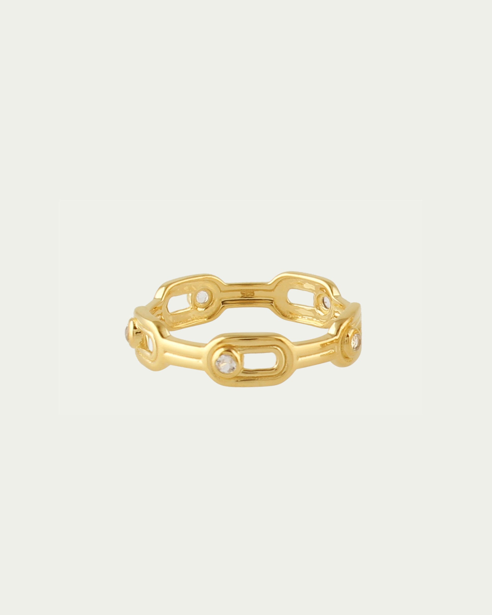 Silvana Link Rings - White Topaz