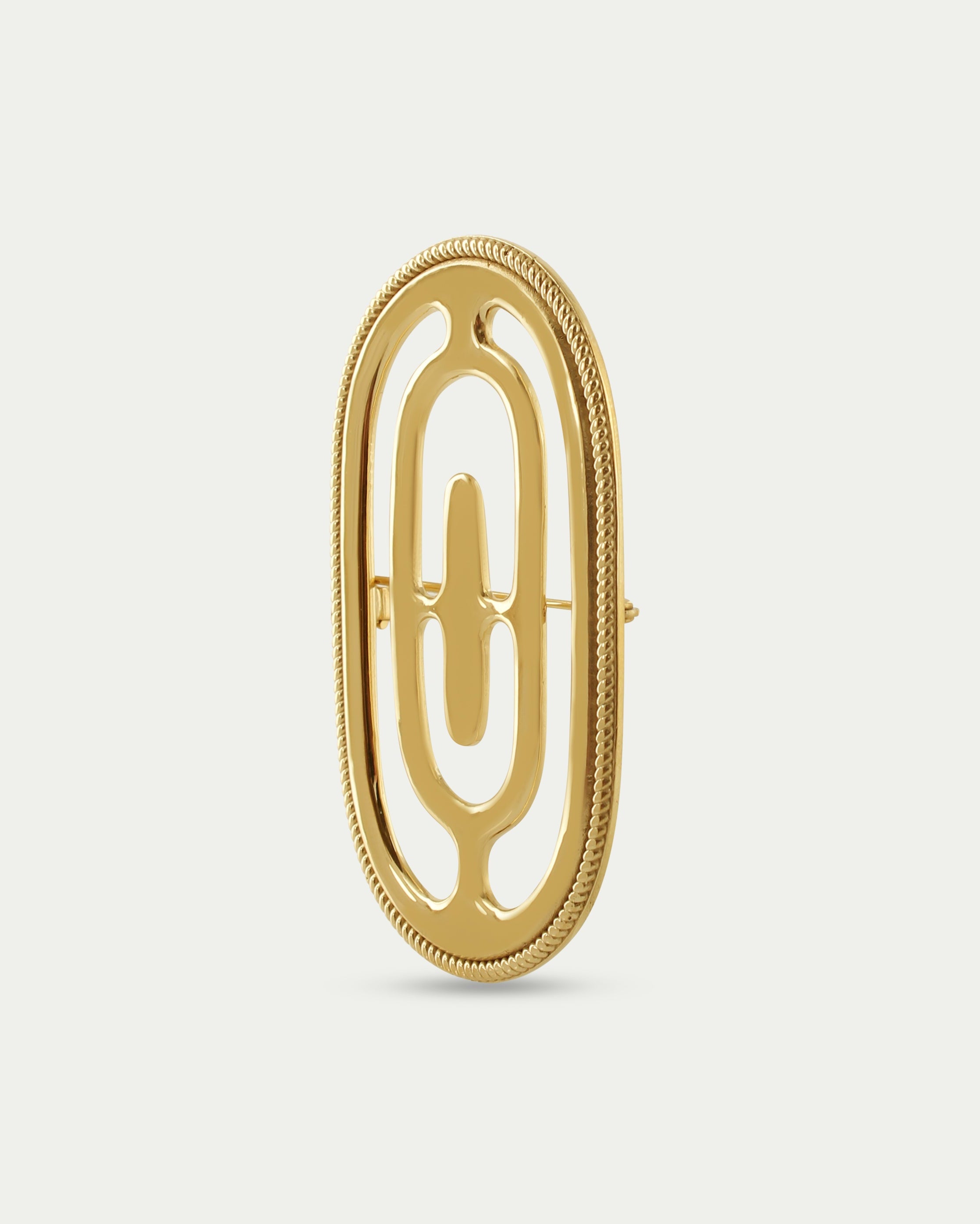 Large Eva Brooch/Pendant - Gold