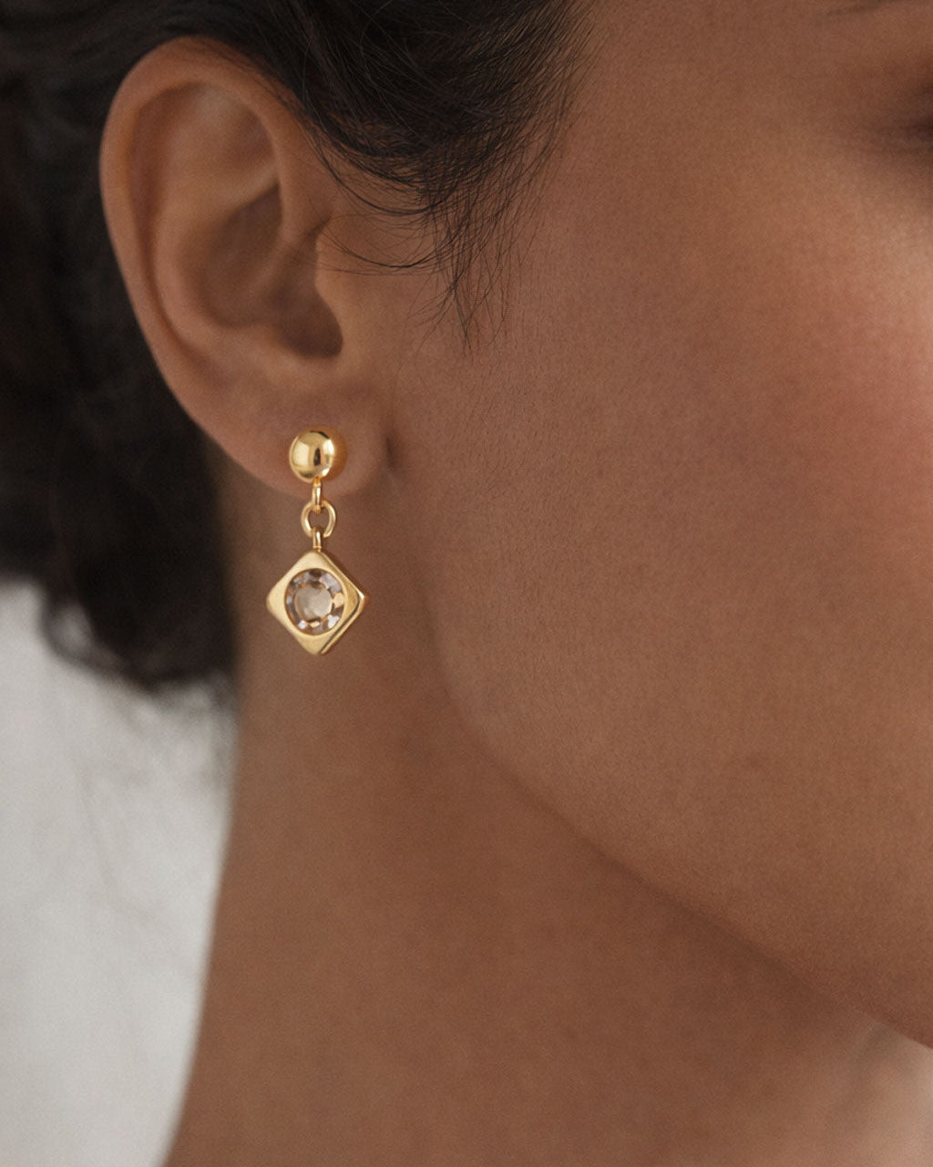 Lela Drop Earrings - Citrine