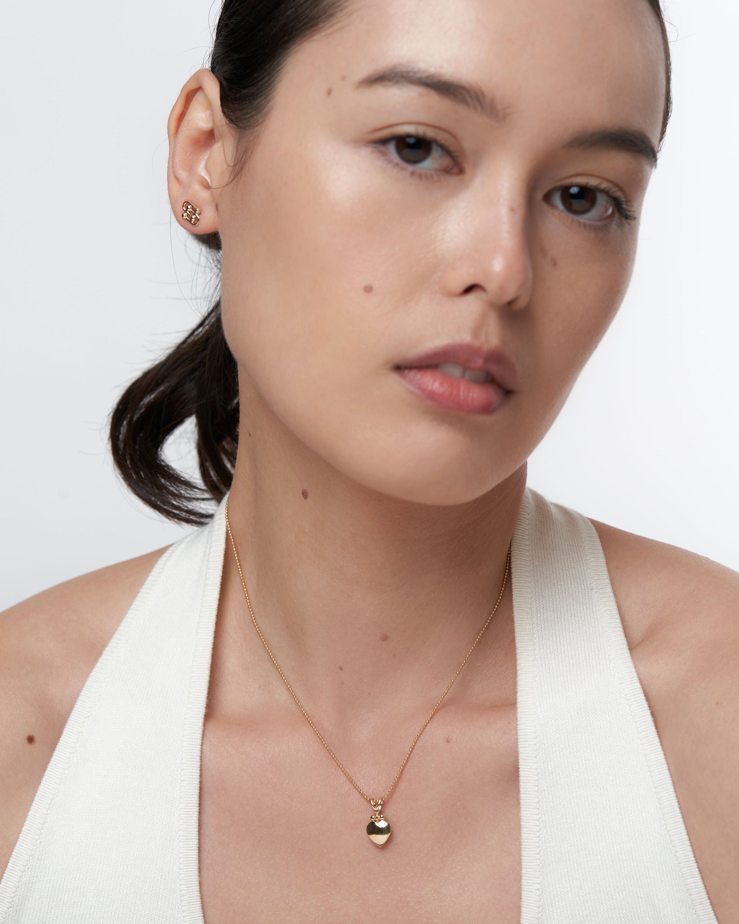 Damia Heart Pendant - 14k Finish