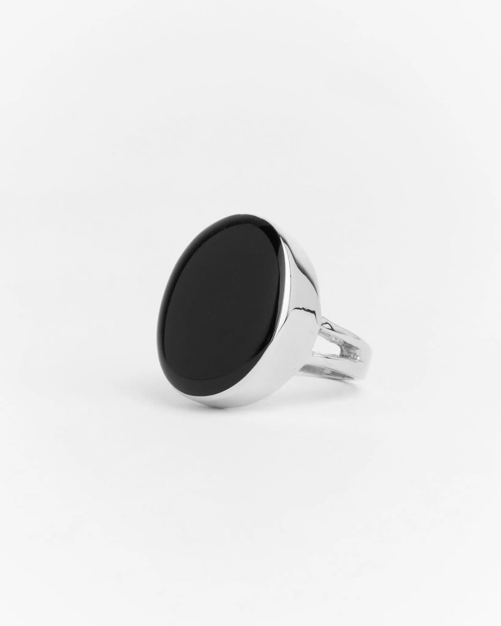 Adriana Ring - Silver Onyx