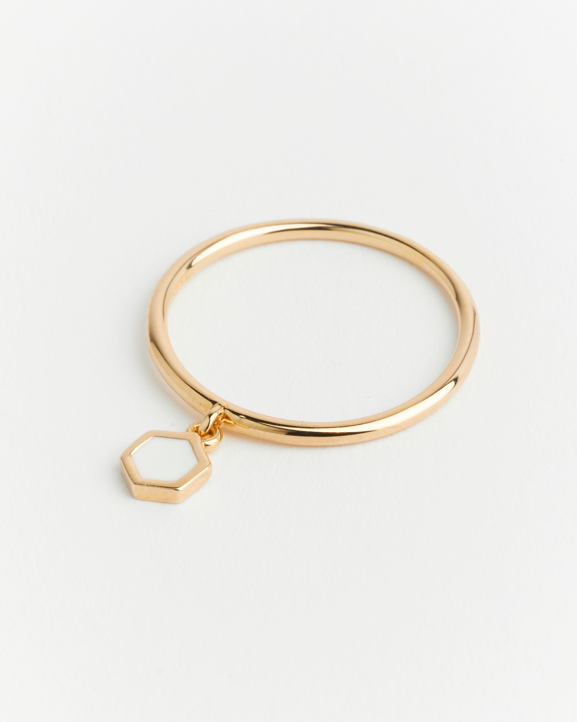 Ellie Ring Ivory Enamel