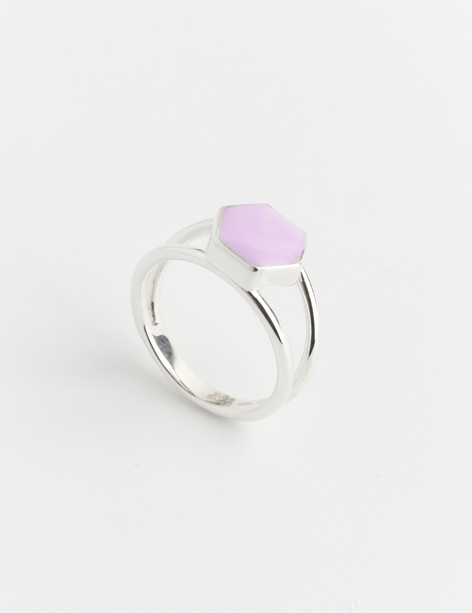 Elodie Ring Orchid Purple Enamel