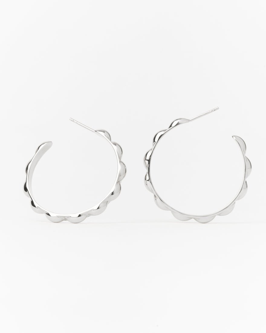 Large Selena Hoops - 925 Sterling Silver - SOPHIE BLAKE NY