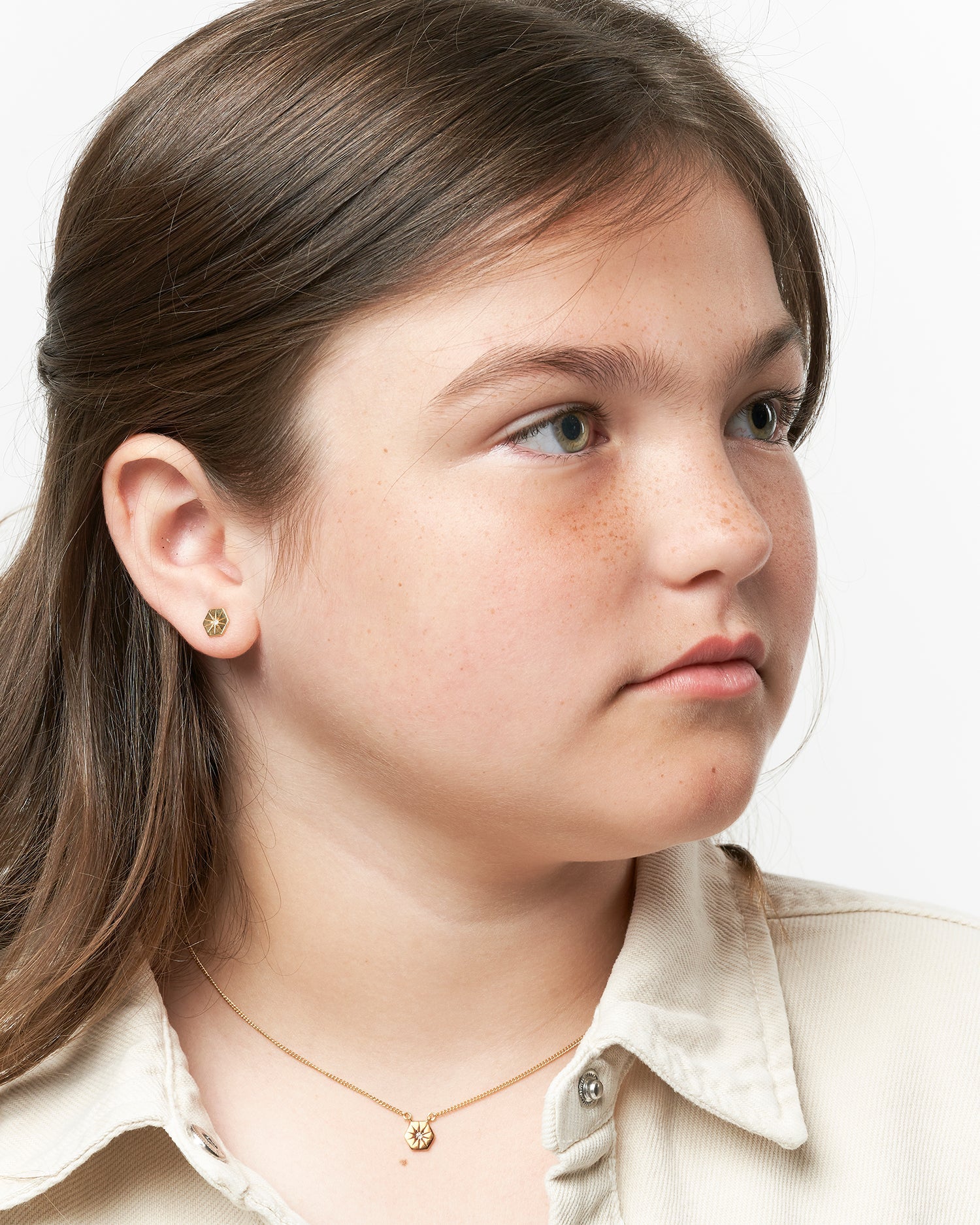 Lumi Necklace- 925 Sterling Silver/14k Gold Finish - SOPHIE BLAKE NY