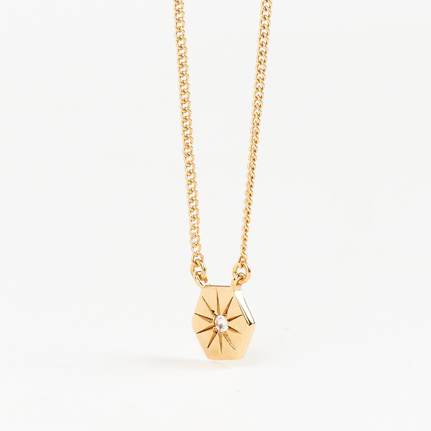 Lumi Necklace- 925 Sterling Silver/14k Gold Finish - SOPHIE BLAKE NY