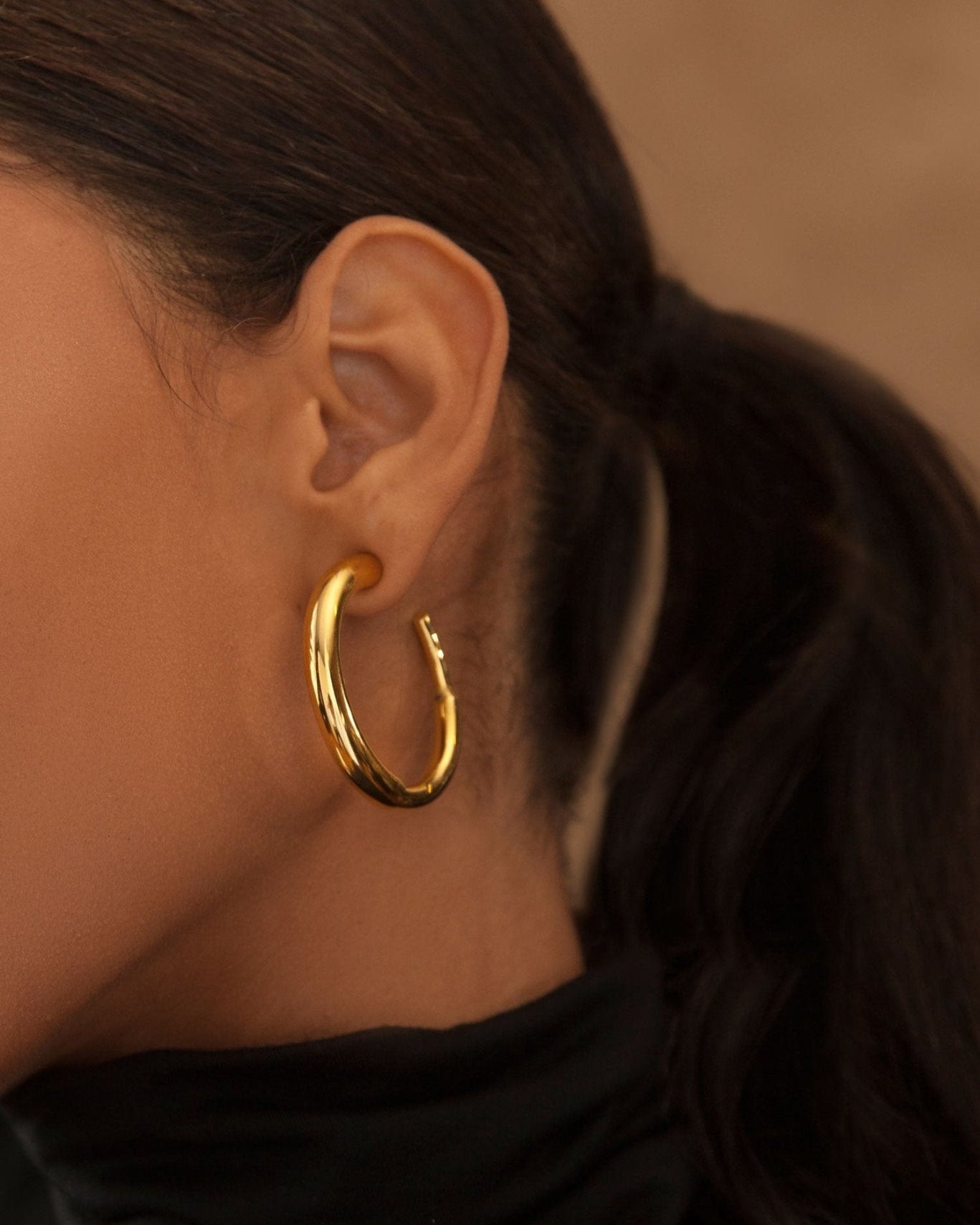 Medium Maggie Hoops - 14K Gold - SOPHIE BLAKE NY