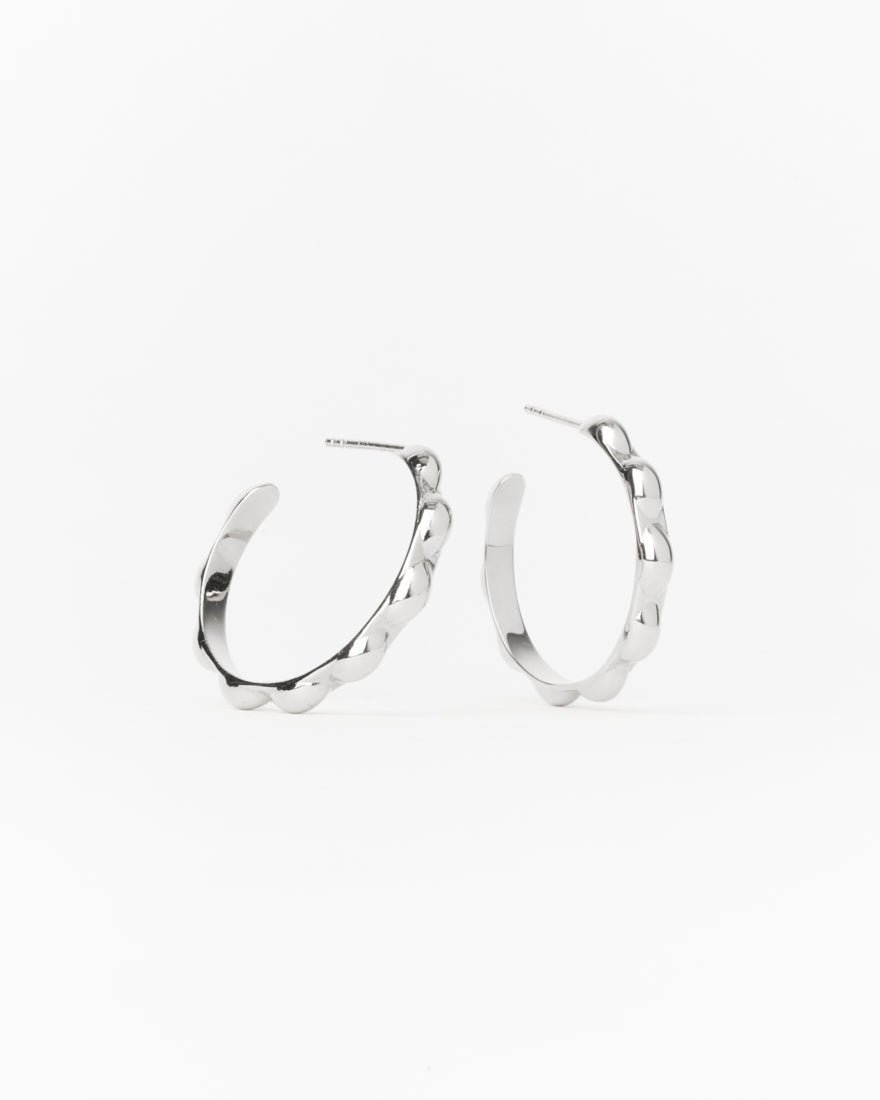 Small Selena Hoops - 925 Sterling Silver - SOPHIE BLAKE NY