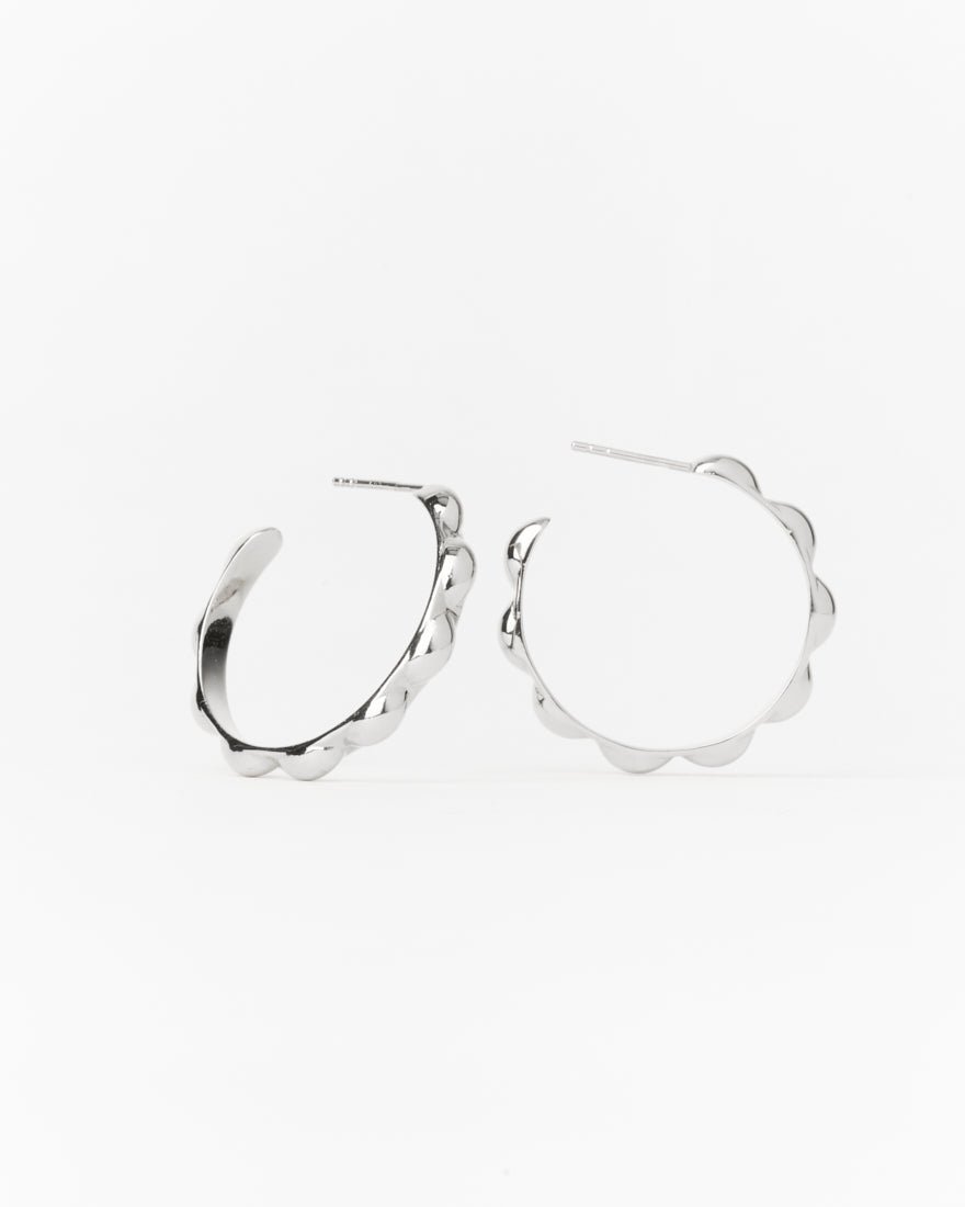 Small Selena Hoops - 925 Sterling Silver - SOPHIE BLAKE NY