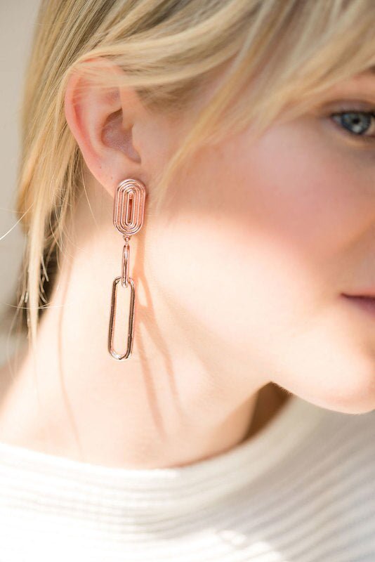 Valeria Earrings - 14K Rose Gold - SOPHIE BLAKE NY
