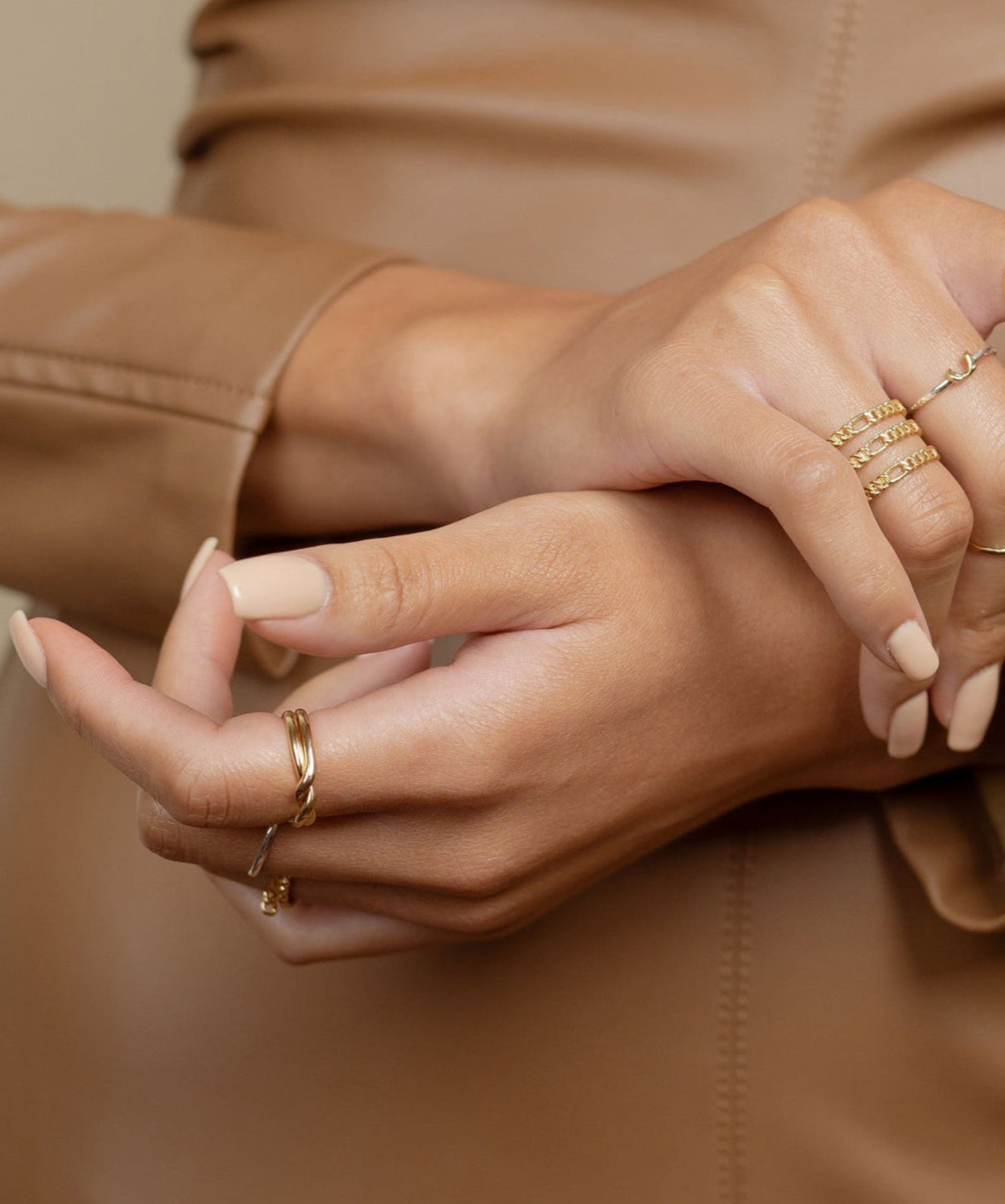 Willow Ring Style I - 14k Yellow Gold - SOPHIE BLAKE NY