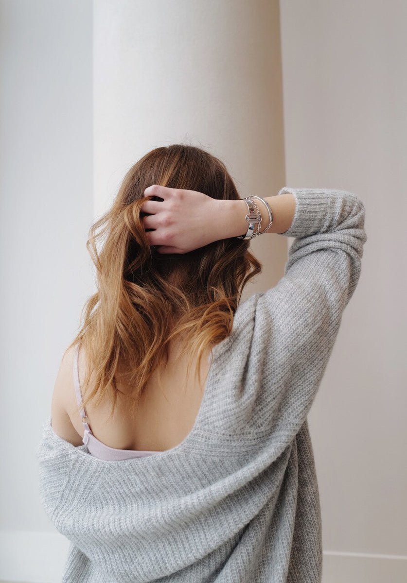 Zoe Mini Cuff - Rhodium - SOPHIE BLAKE NY