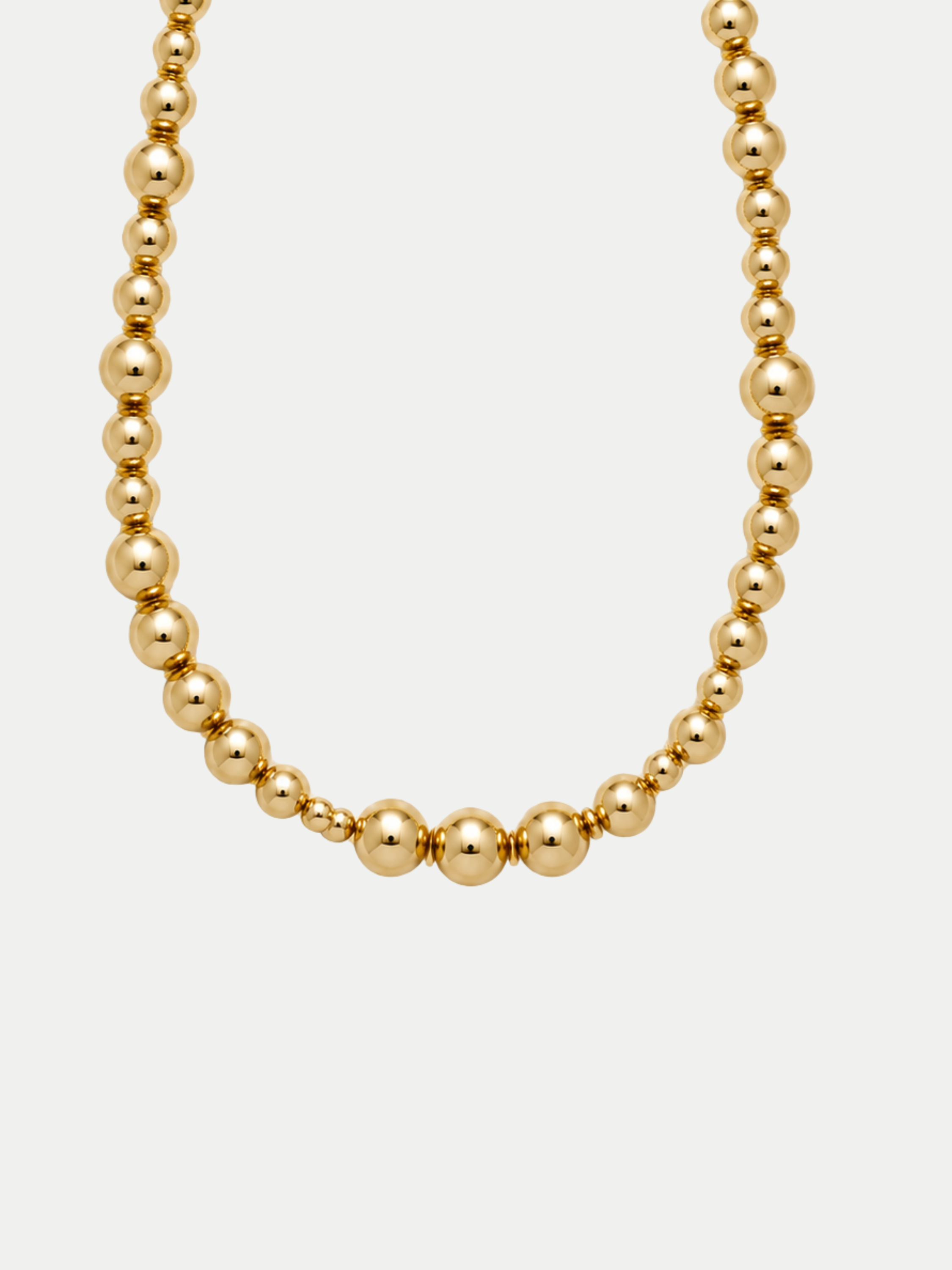Alma Modern Orb Necklace - Gold (06/15 Delivery)