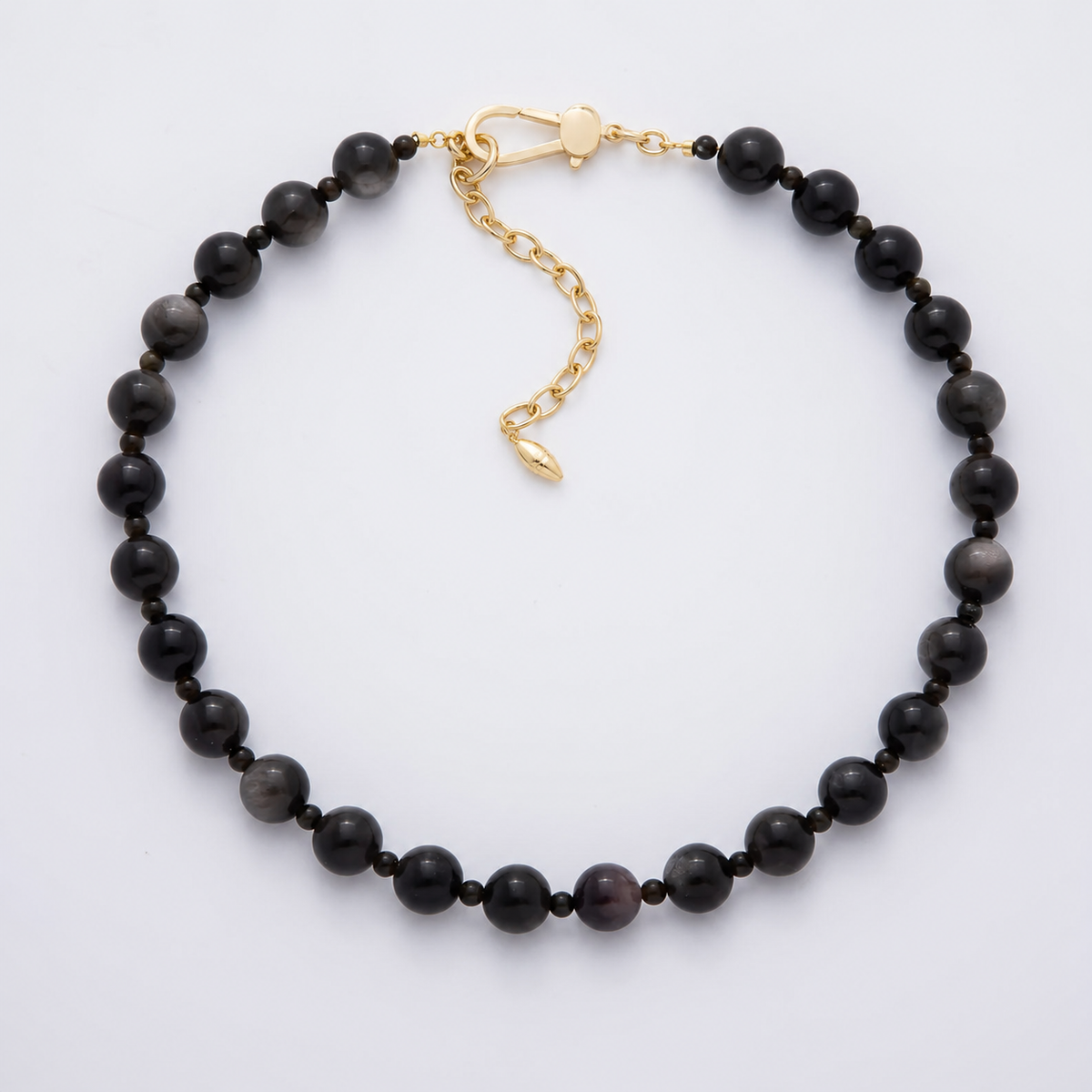 Milly Candy Beaded Necklace - Onyx