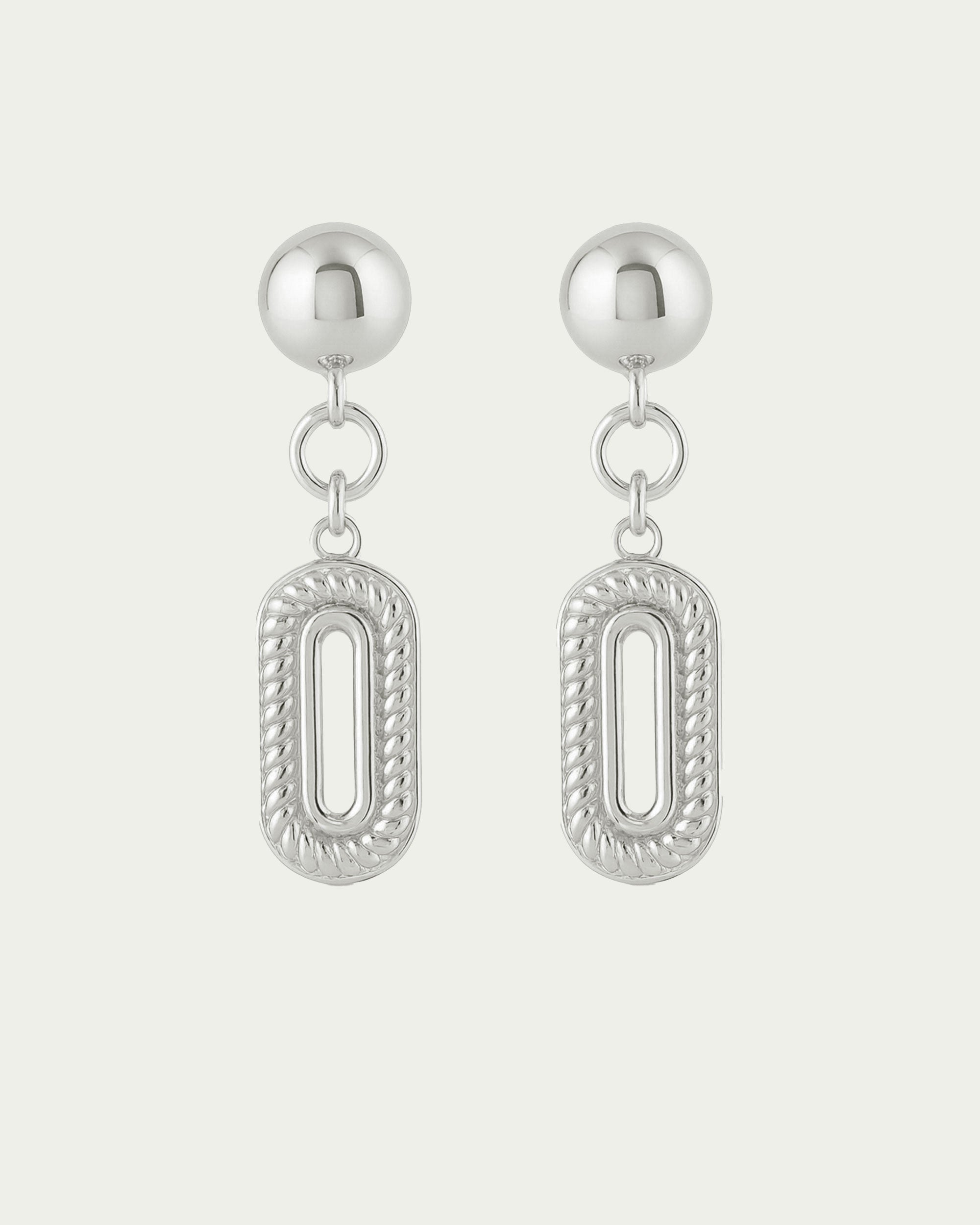 Greta Earrings Silver