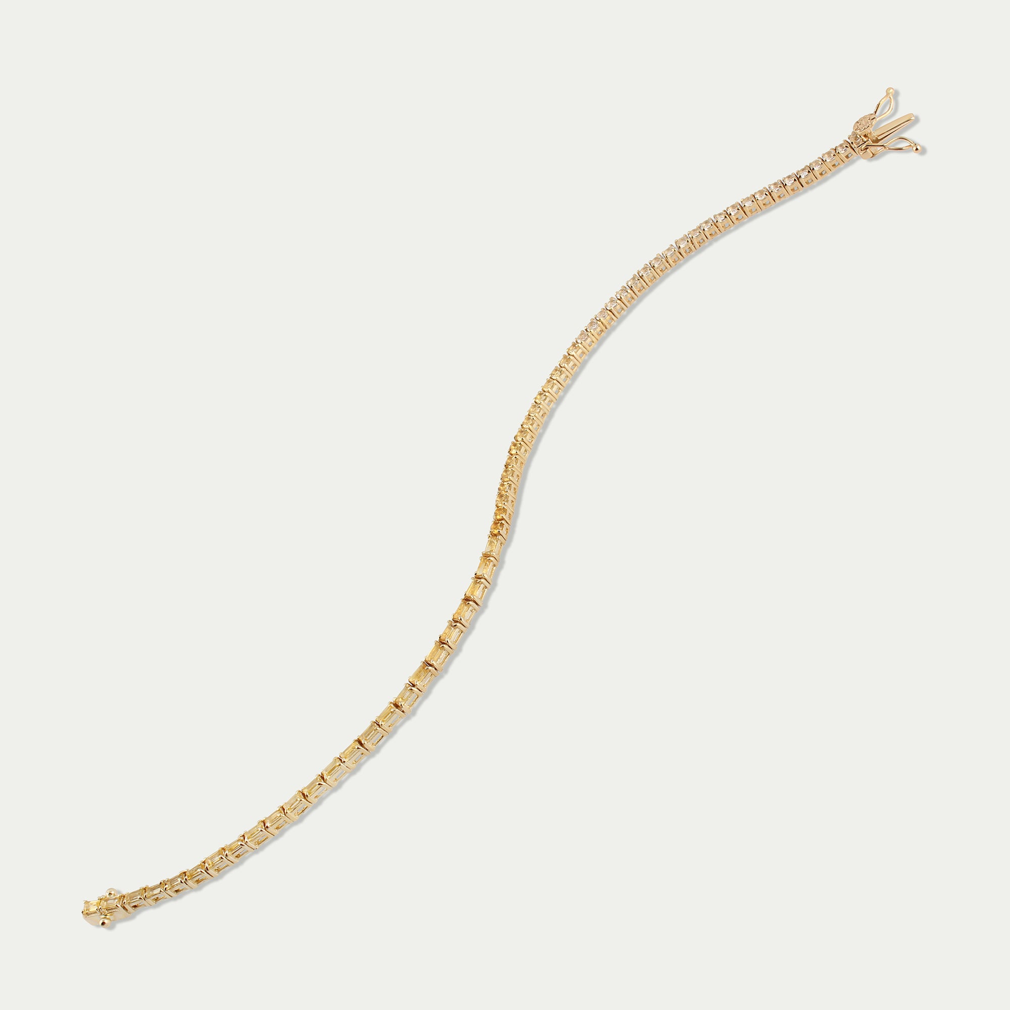 Jessica Tennis Bracelet - 14k Yellow Gold