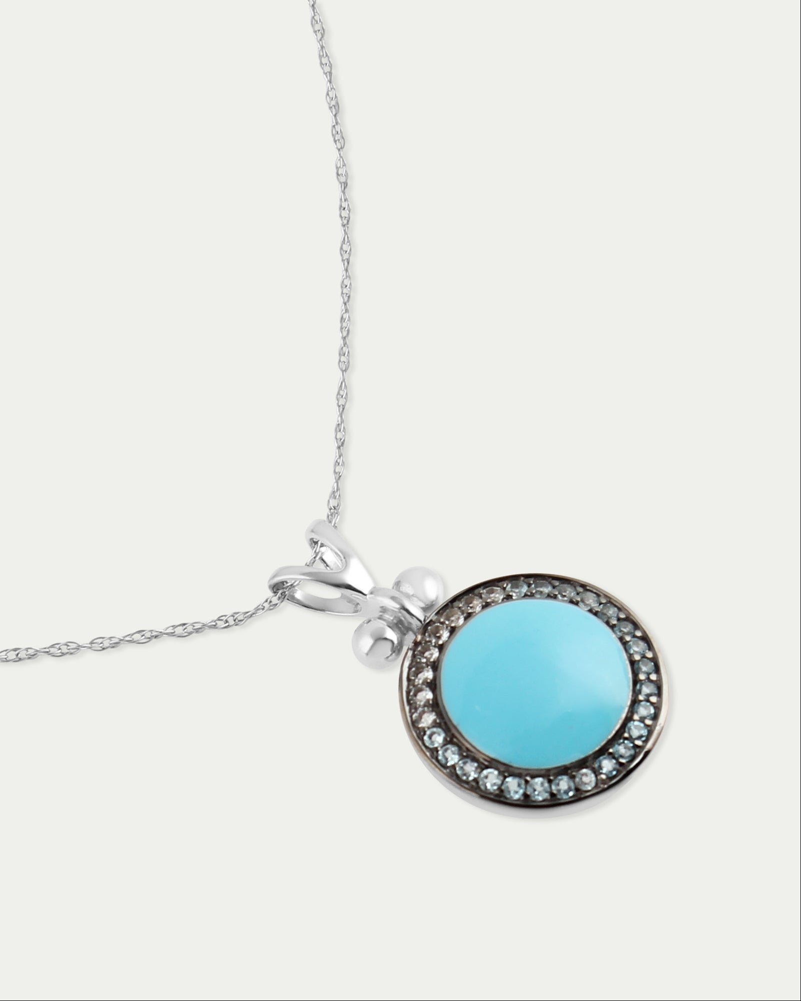 Katherine Necklace Blue Topaz - Sterling Silver
