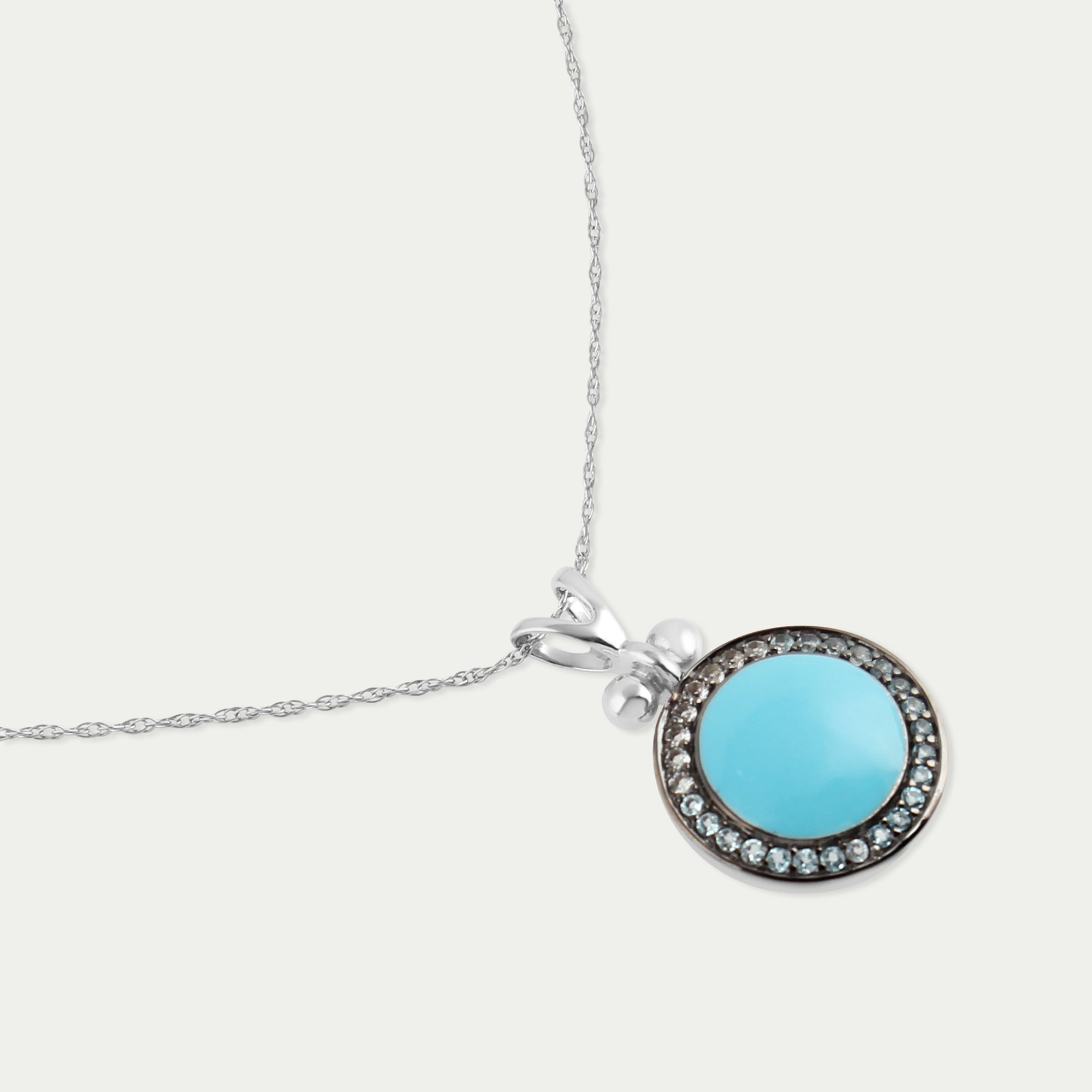 Katherine Necklace Blue Topaz - Sterling Silver