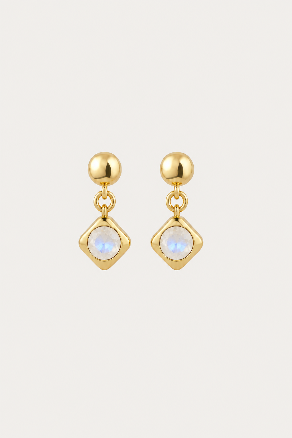 Lela Drop Earrings - Moonstone