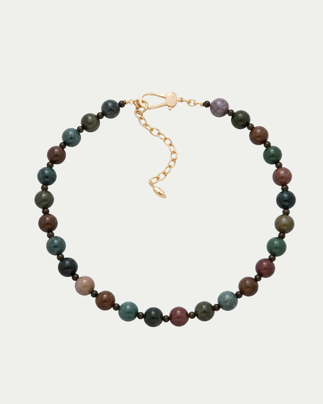 Milly Beaded Necklace - Indian Agate