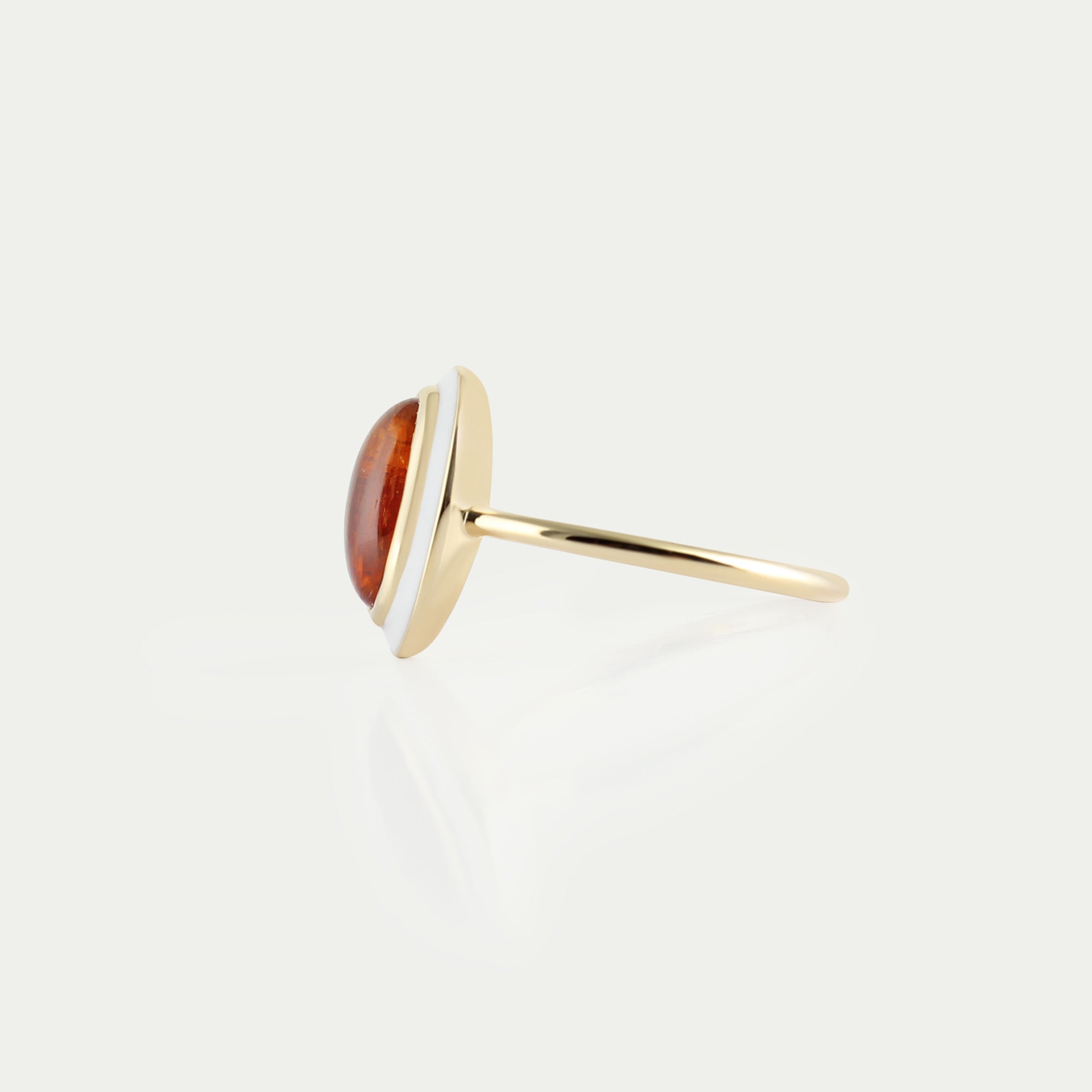 Neda ring yellow topaz 14k yellow gold