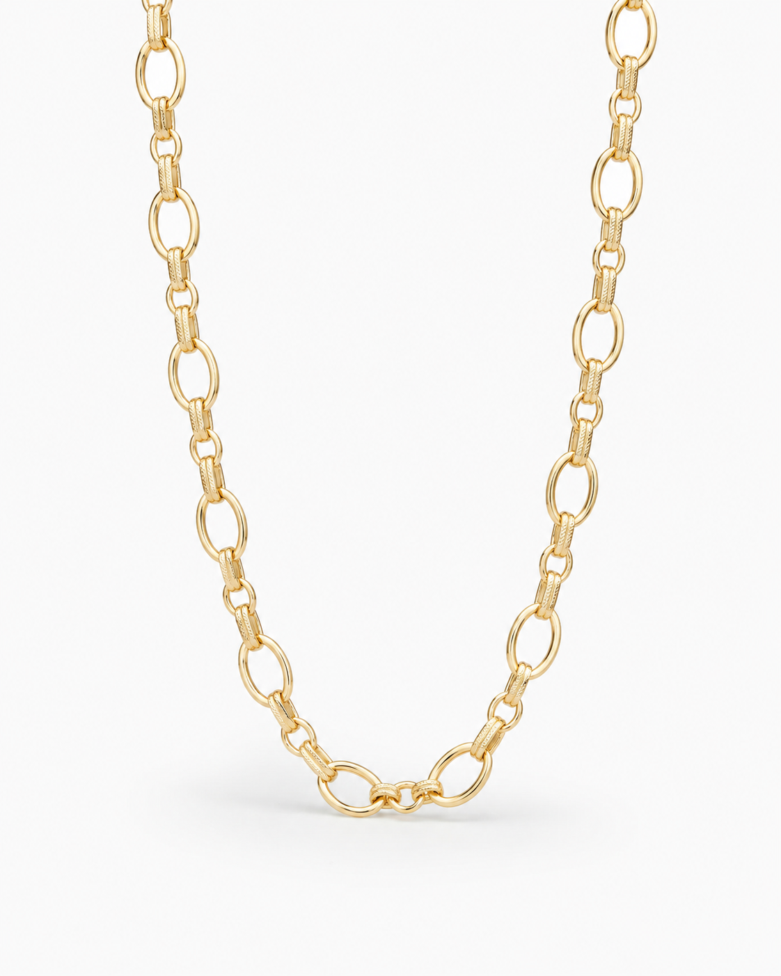 Nora Chain Necklace Black Onyx