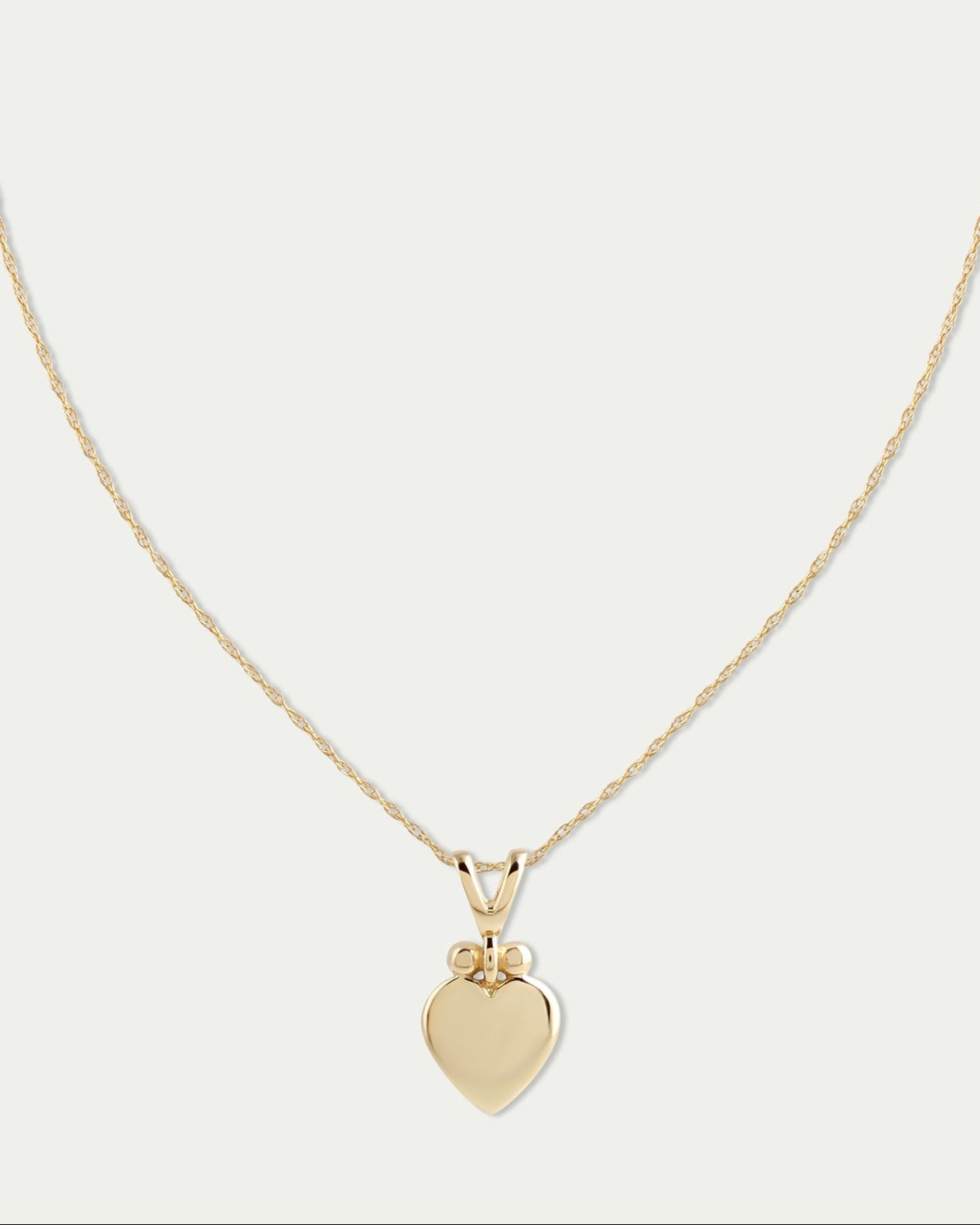 Damia Heart Pendant - 14k Yellow Gold