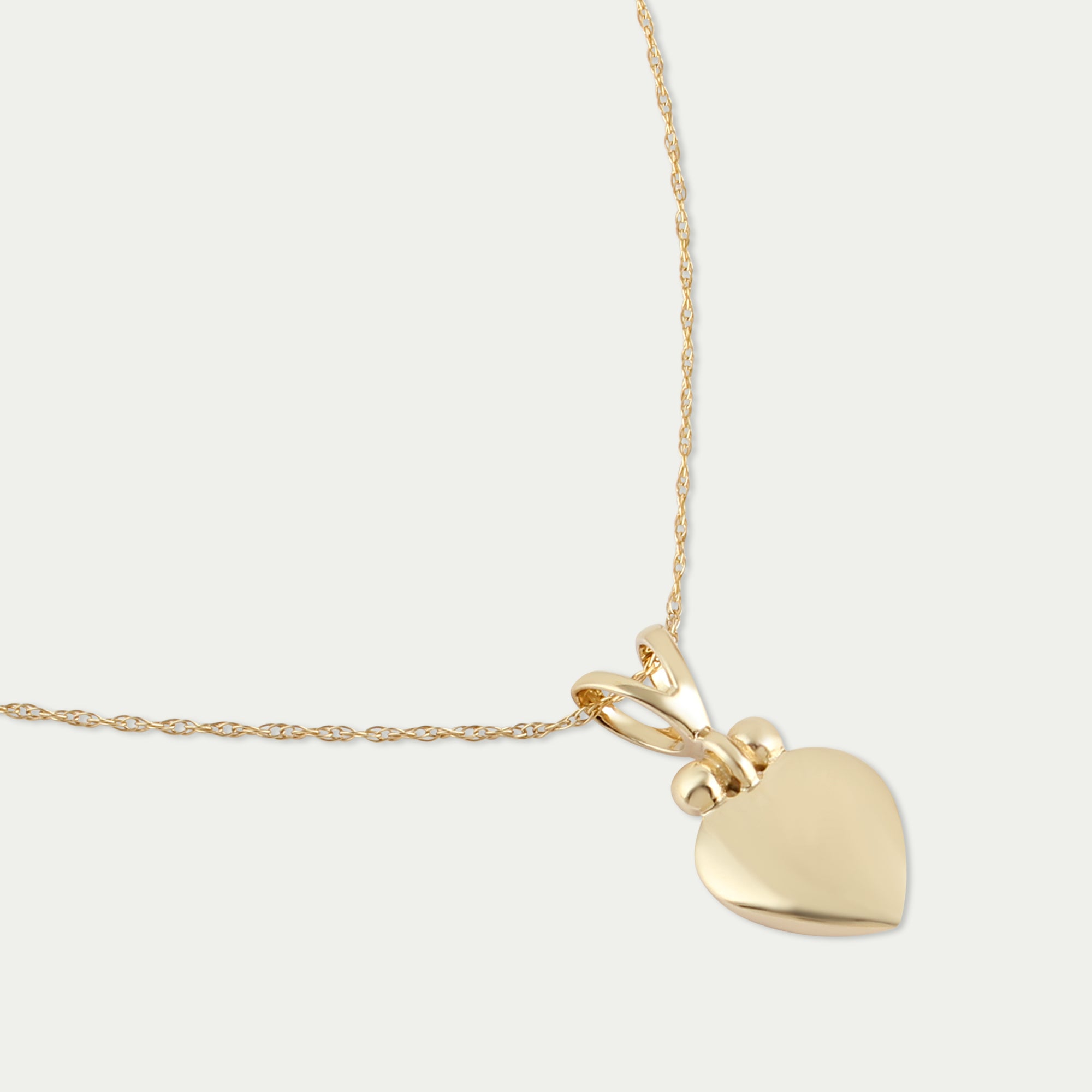 Damia Heart Pendant - 14k Yellow Gold