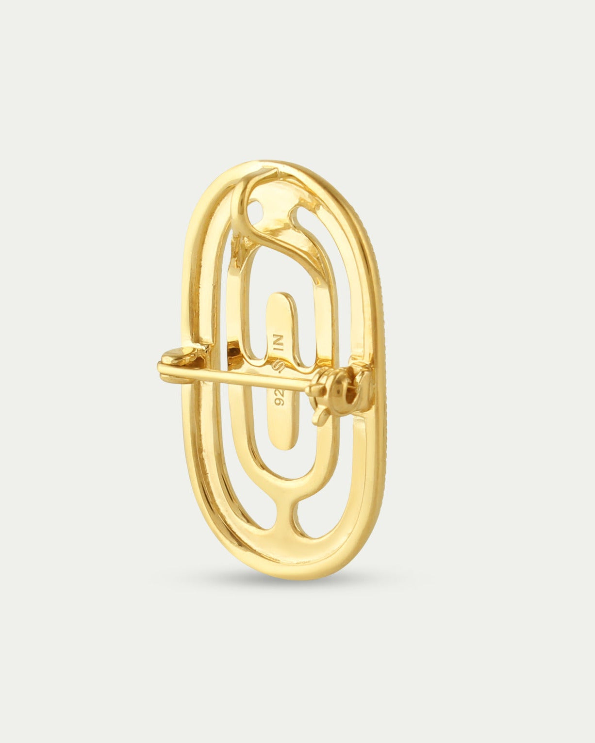 Large Eva Brooch/Pendant - Gold
