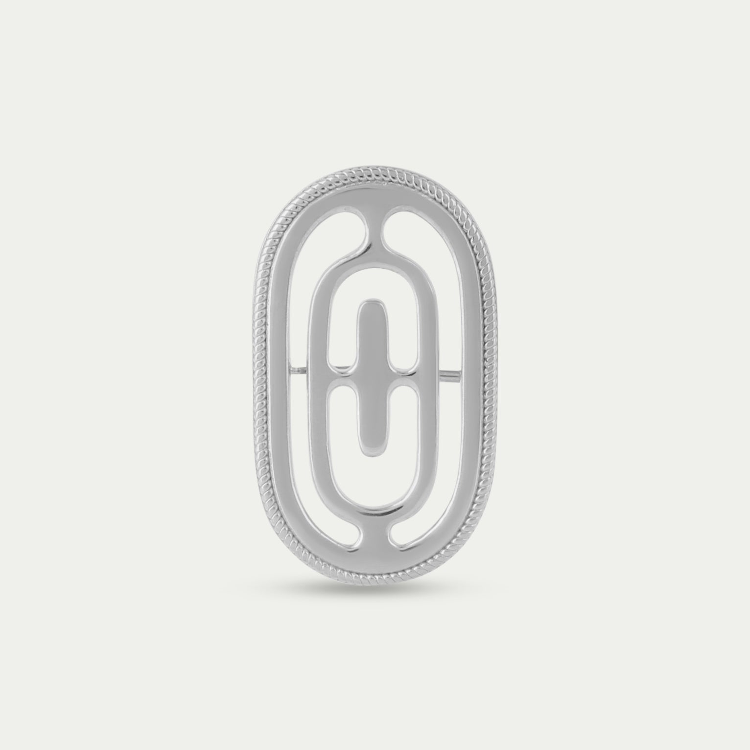 Large Eva Brooch/Pendant - Silver