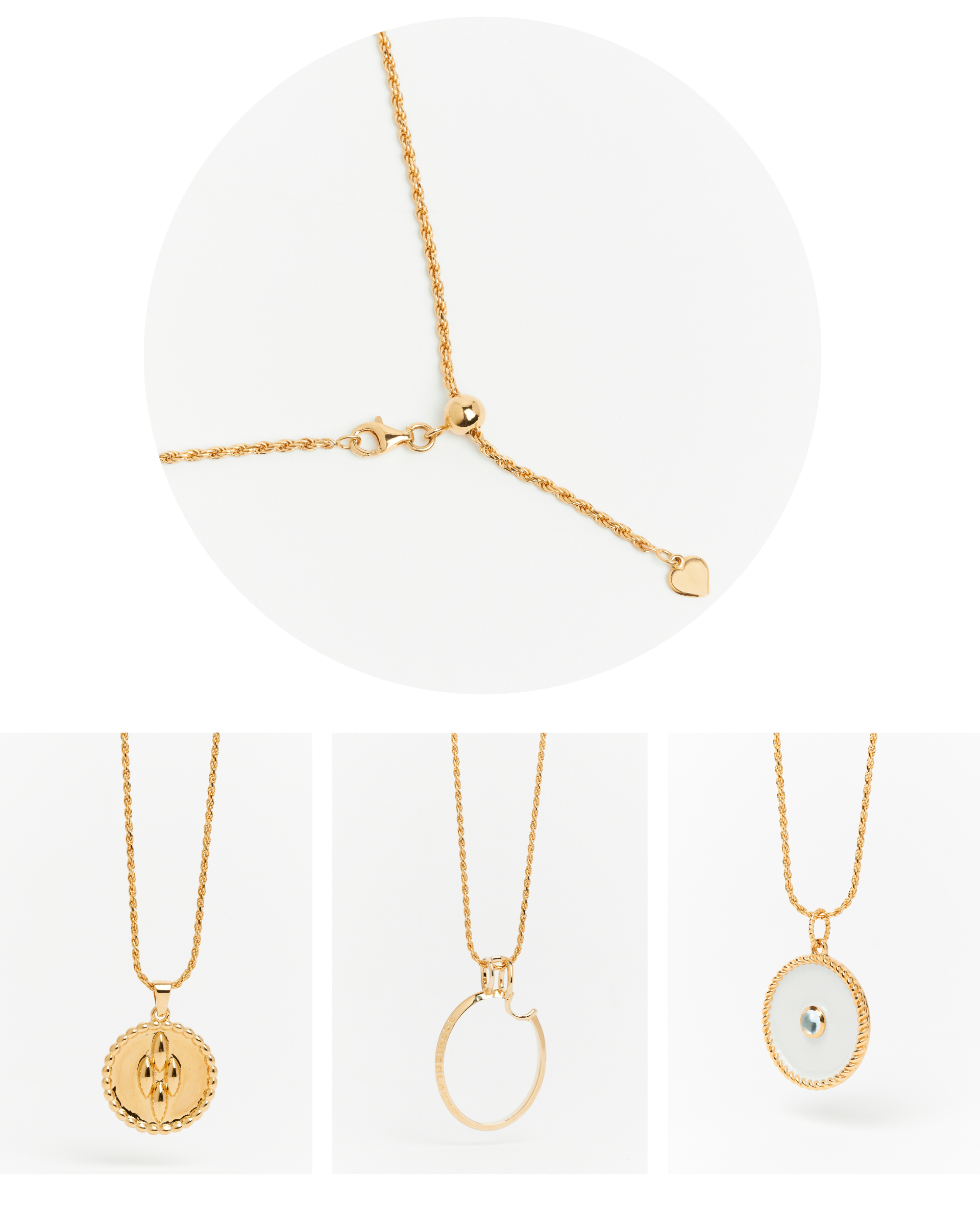 Rumor Pendant - Transparent (Gold)