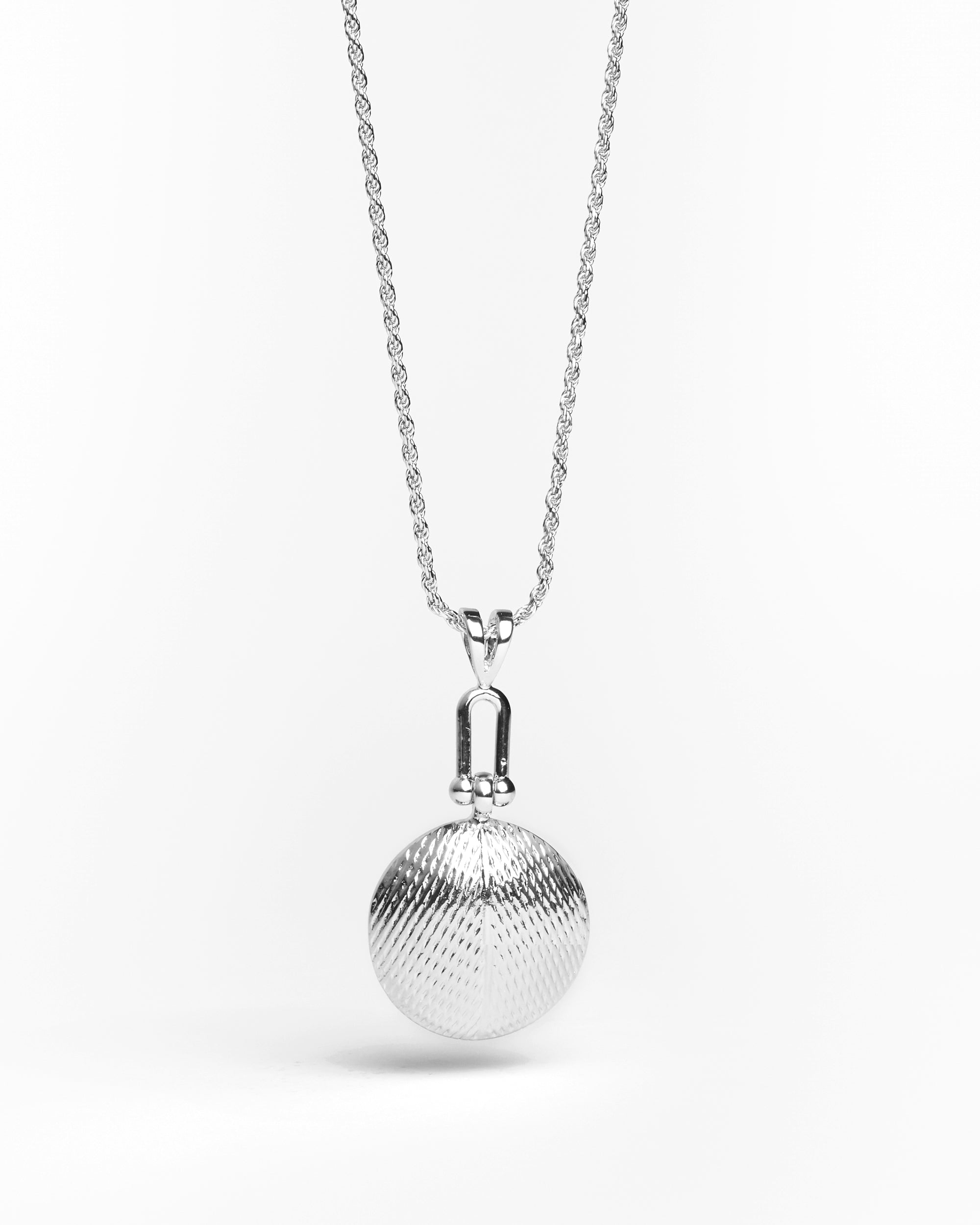 Lara Pendant - Sterling Silver Finish