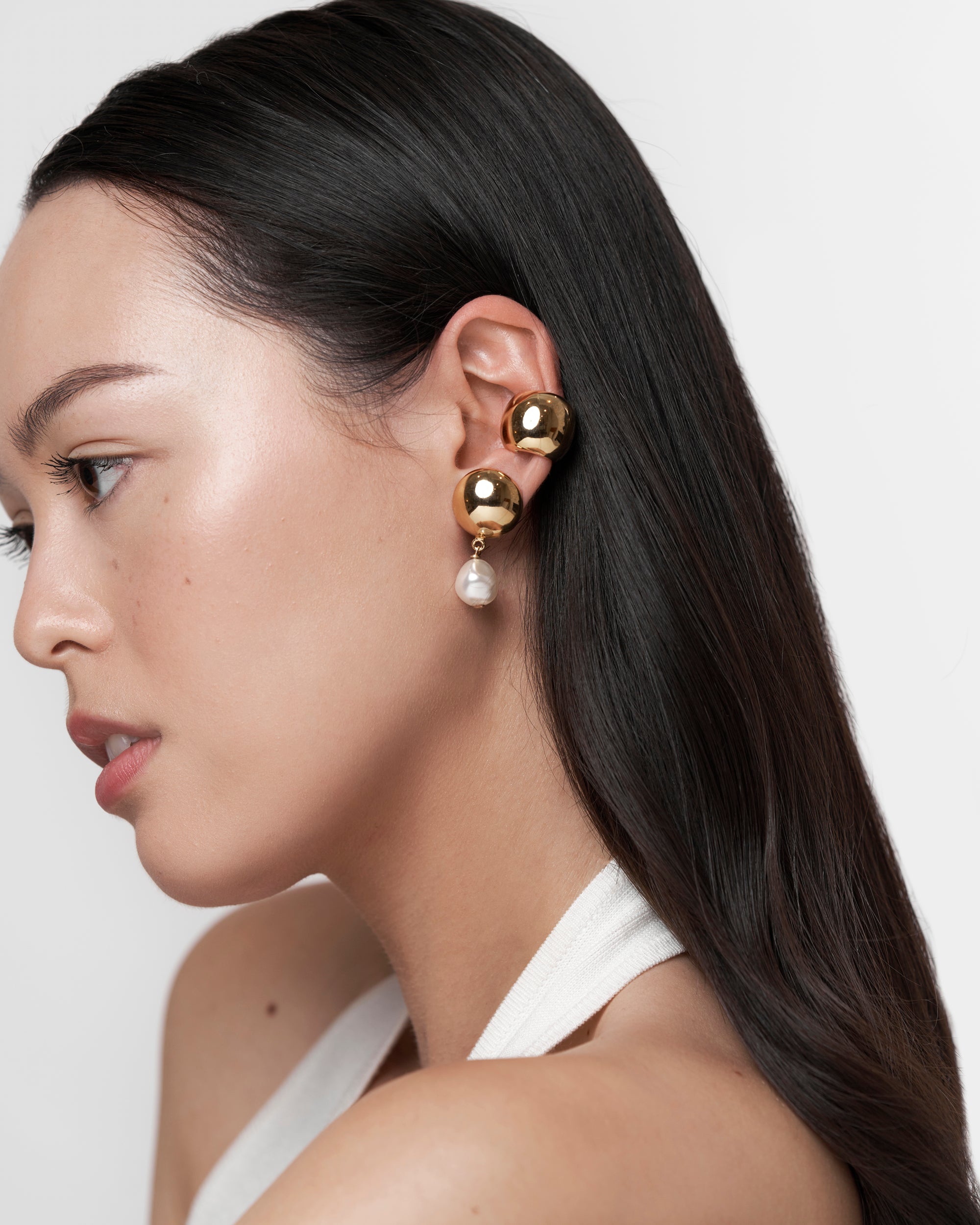 Leda Ear Cuff - Gold