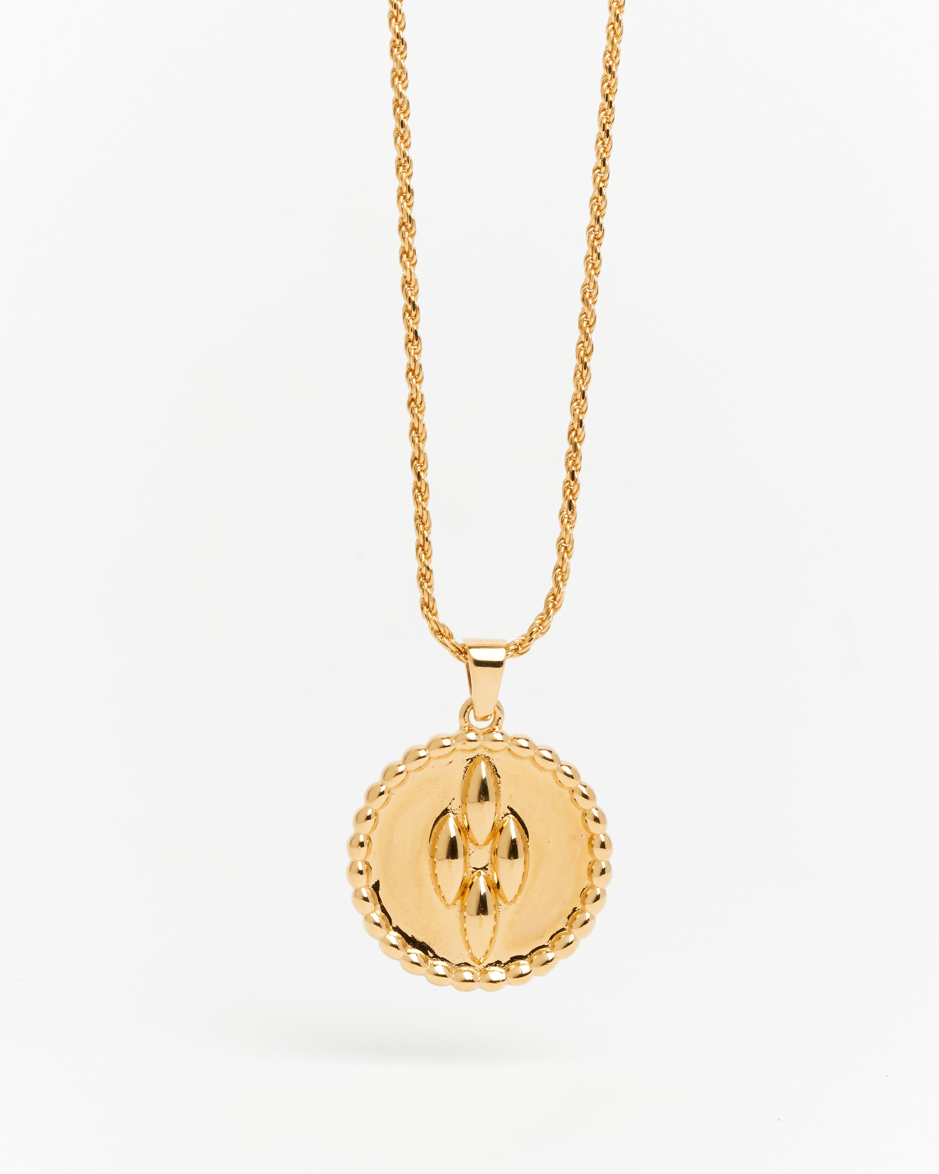 Selena Hoops + Marta Pendant Set