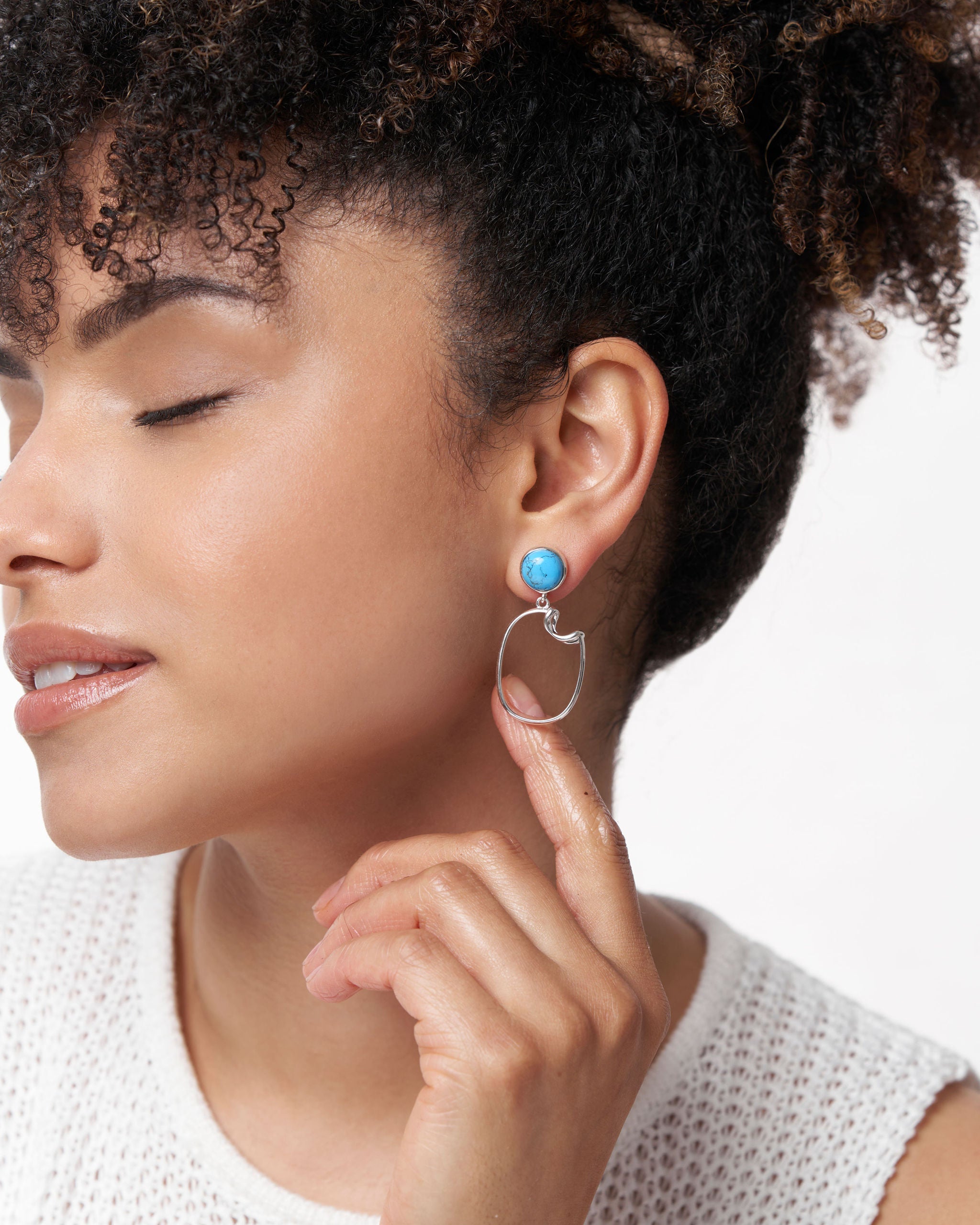 Rumor Earrings Turquoise