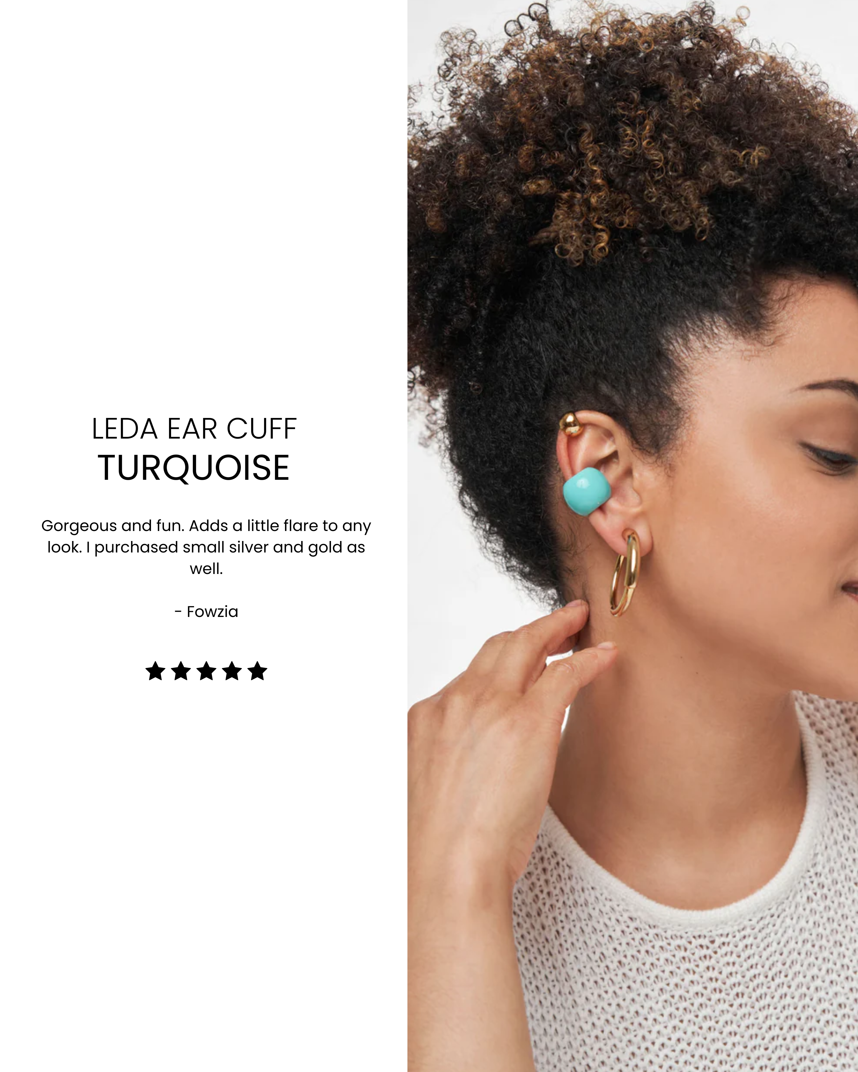 Limited Edition - Turquoise Ear Cuff