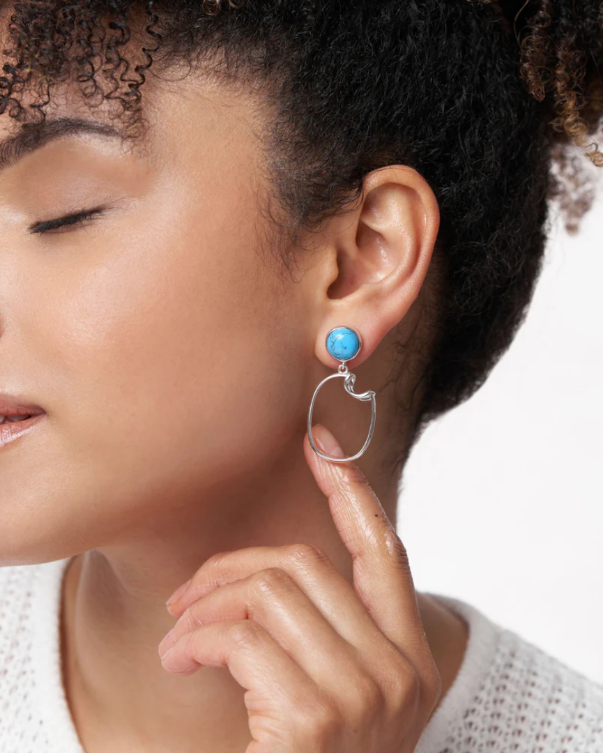 Rumor Earrings Turquoise
