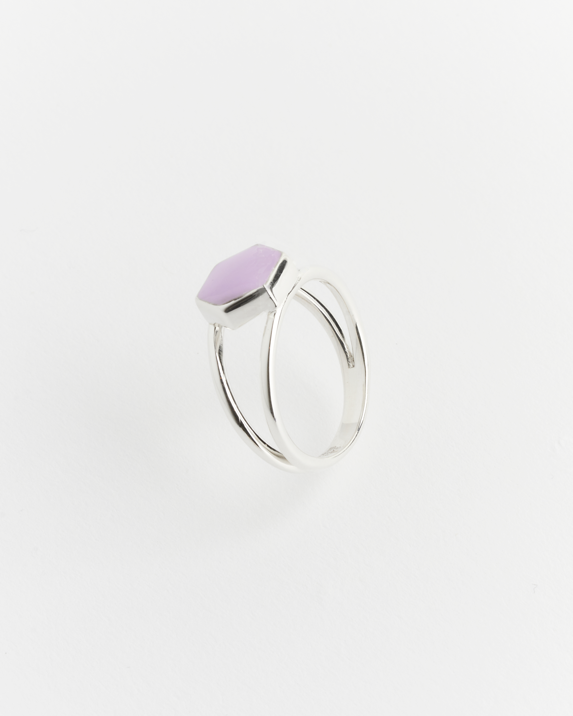 Elodie Ring Orchid Purple Enamel